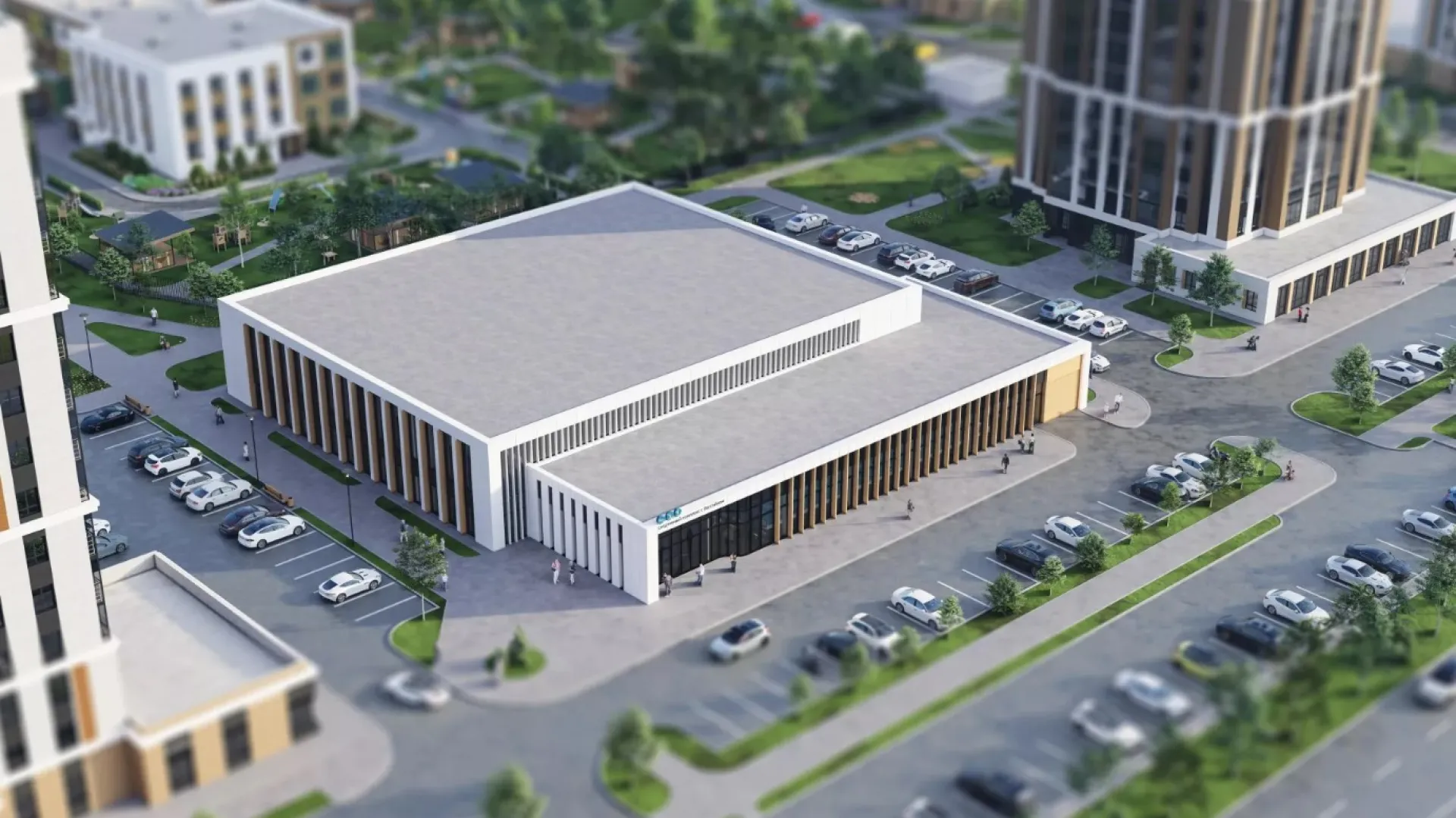 Спортивный комплекс с бассейном построят в новом квартале Барнаула Спортивный комплекс с бассейном построят в новом квартале Барнаула