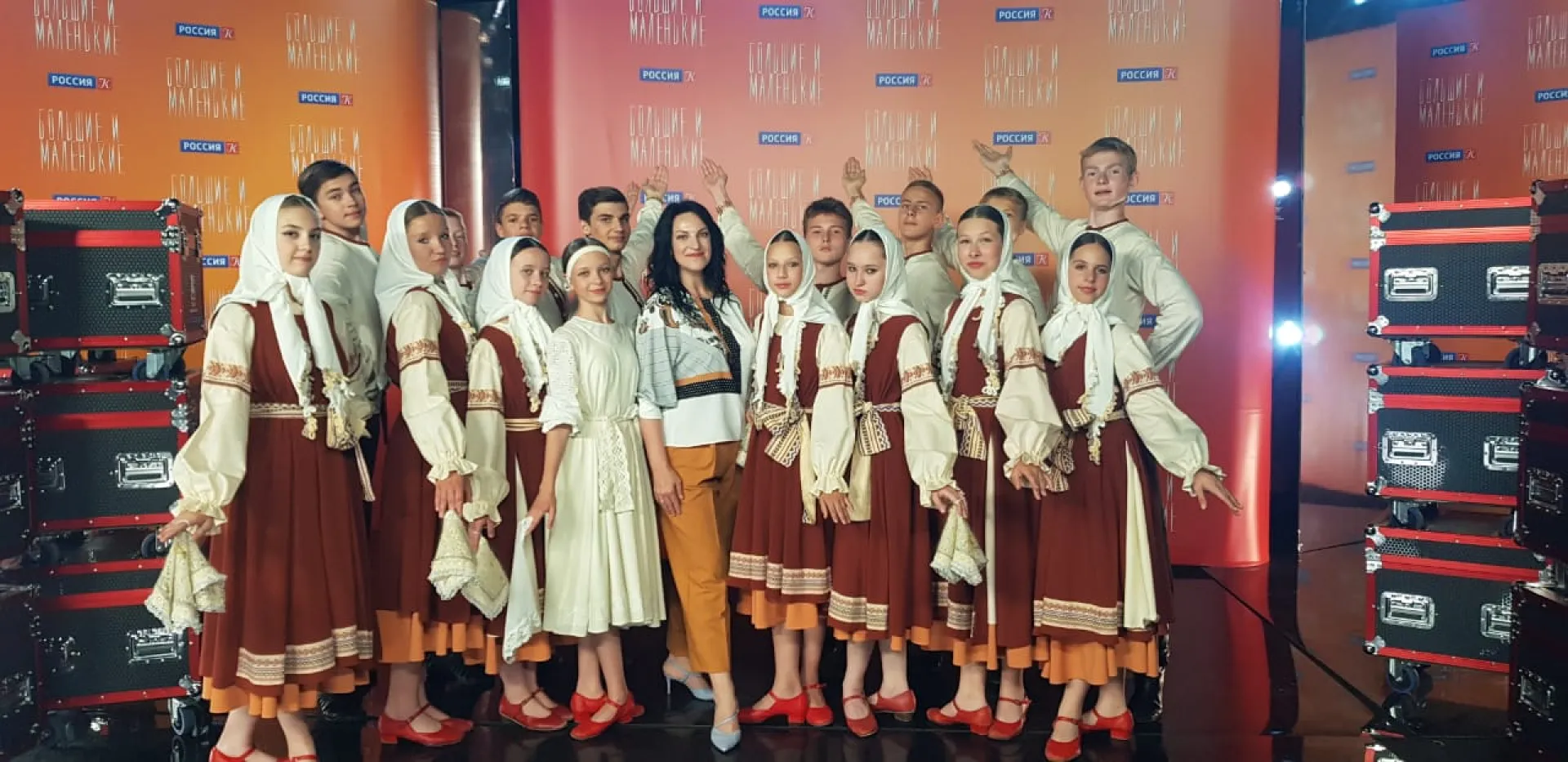 Алтайский хореографический ансамбль выступил на федеральном канале 
