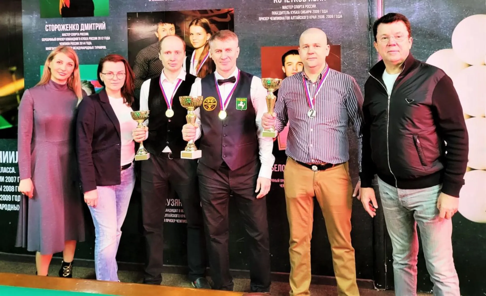 Барнаулец взял серебро на чемпионате СФО по бильярду для слабослышащих в Алтайском крае