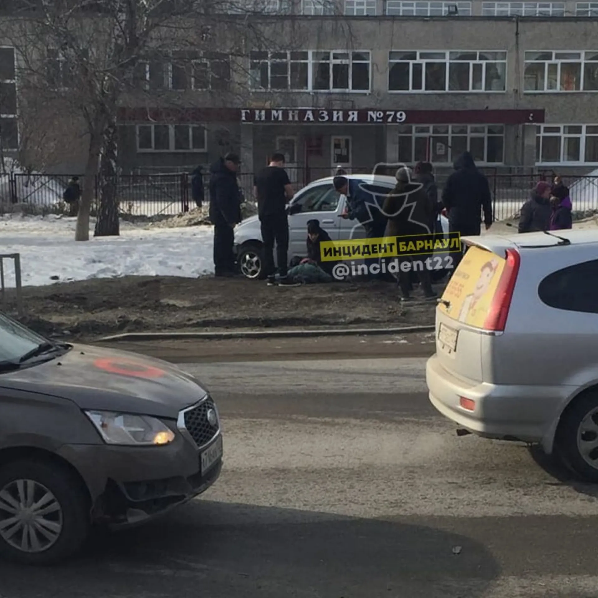 В Барнауле сбили ребёнка около гимназии