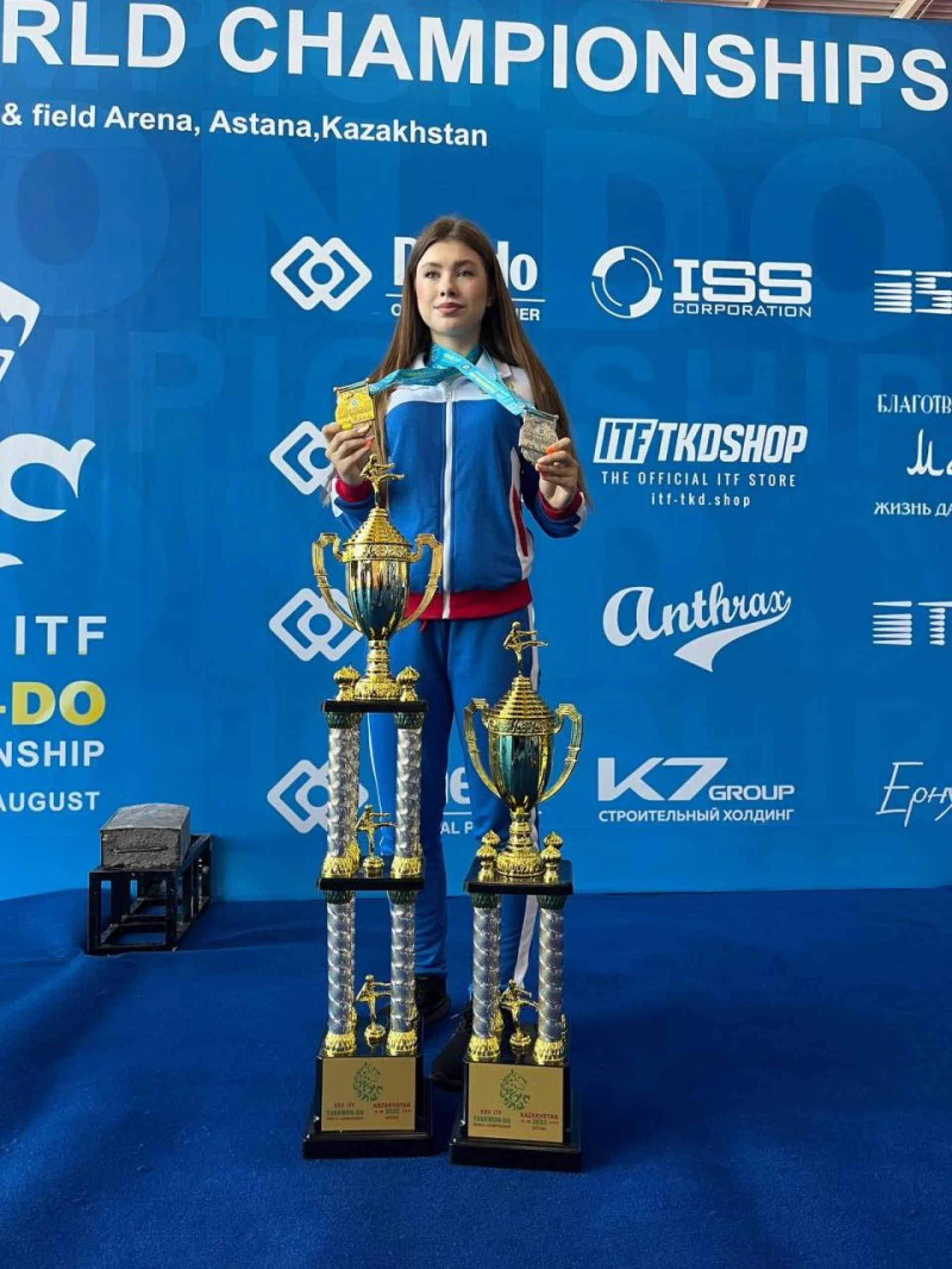 Алтайские спортсмены стали призерами чемпионата и первенства мира по тхэквондо в Астане