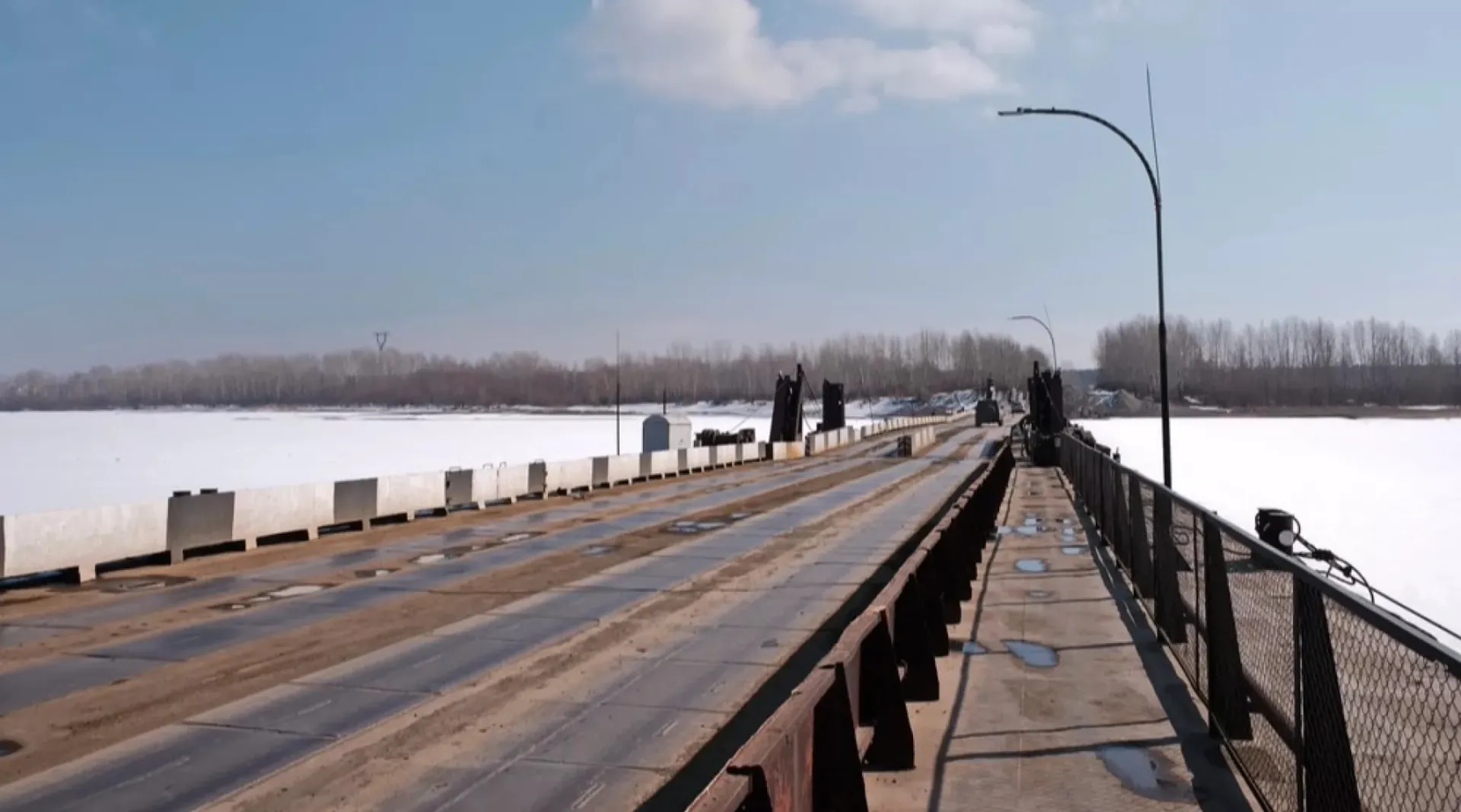 Открытие понтонного моста состоится сегодня в Бийске