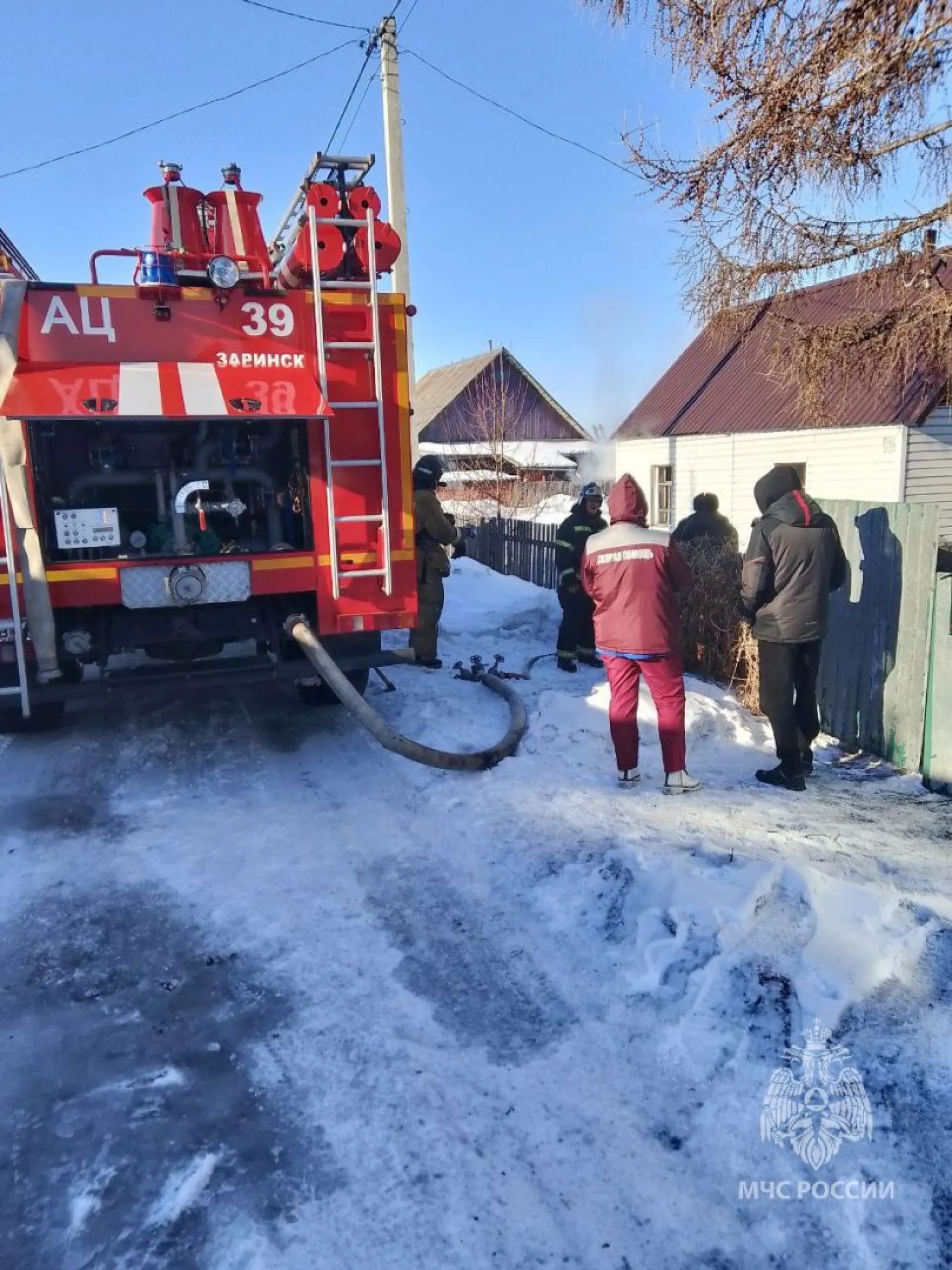 Мужчина погиб при пожаре в Заринске
