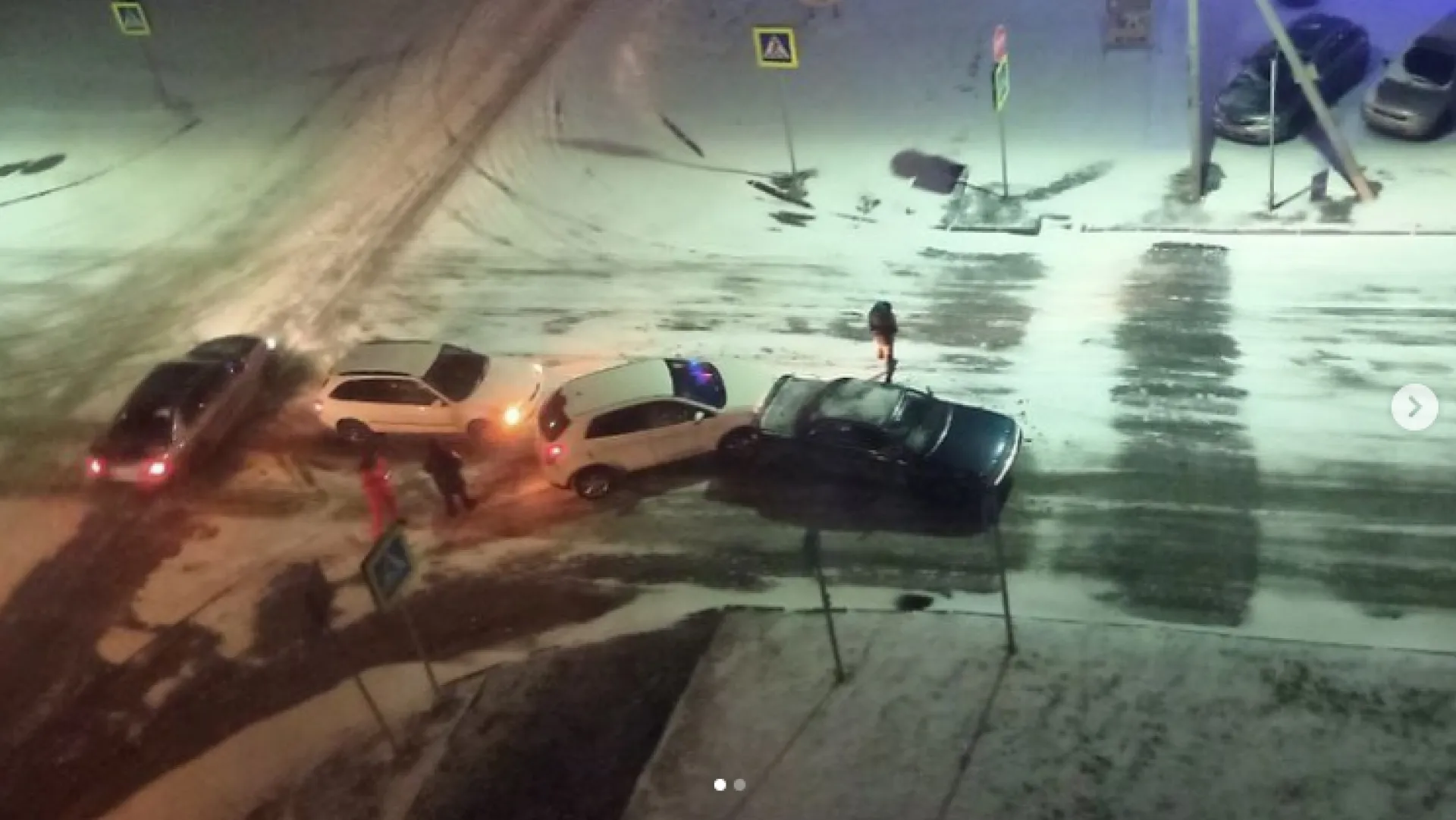 В Барнауле на пересечении улиц Шумакова – Северный Власихинский произошла авария