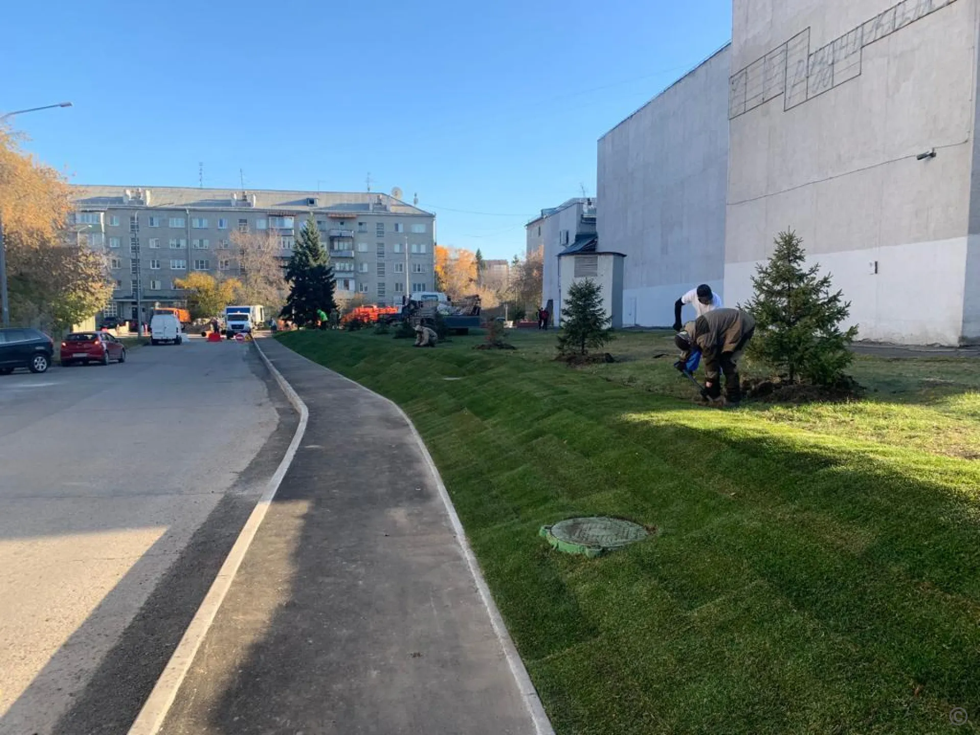 В центре Барнаула обновили пешеходную зону В центре Барнаула обновили пешеходную зону