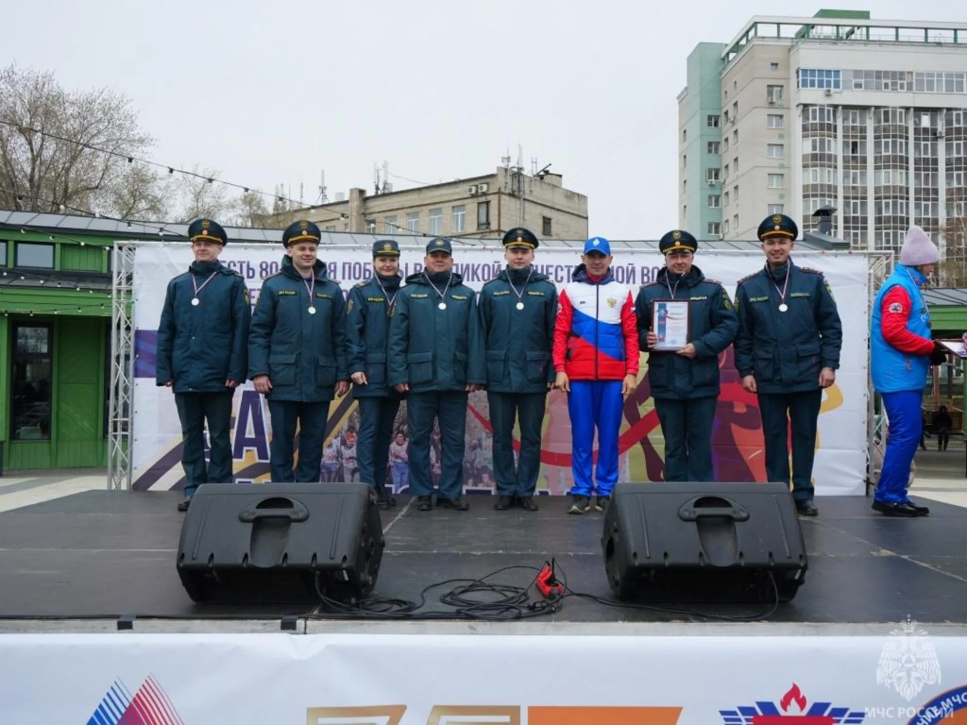 Участники Огненного забега «За нашу Победу» преодолели 80 тысяч километров