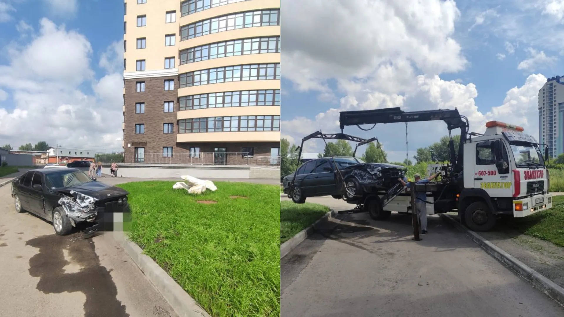 Пьяный водитель устроил ДТП в центре Барнаула