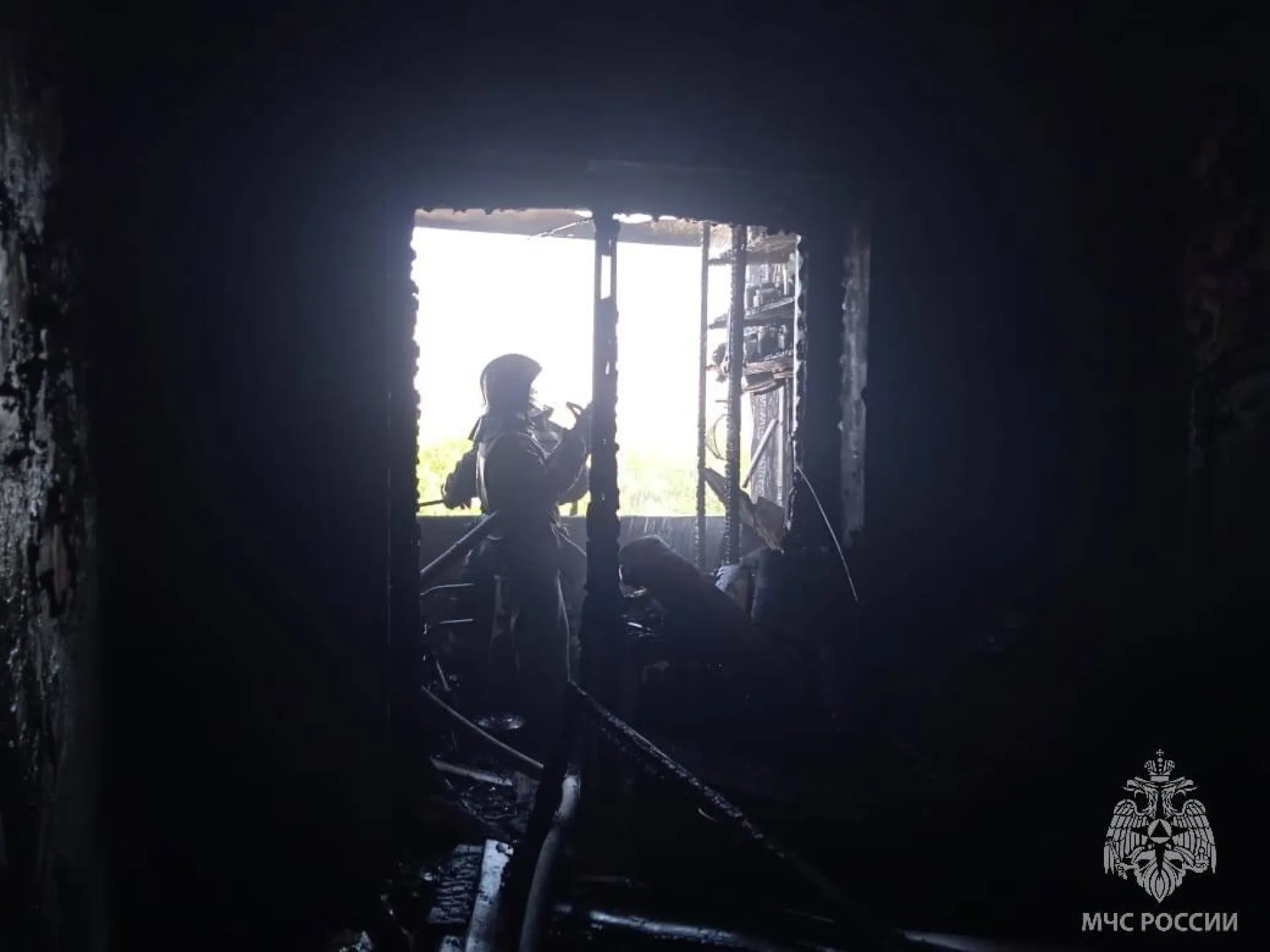 Пять человек спасли на пожаре в Бийске