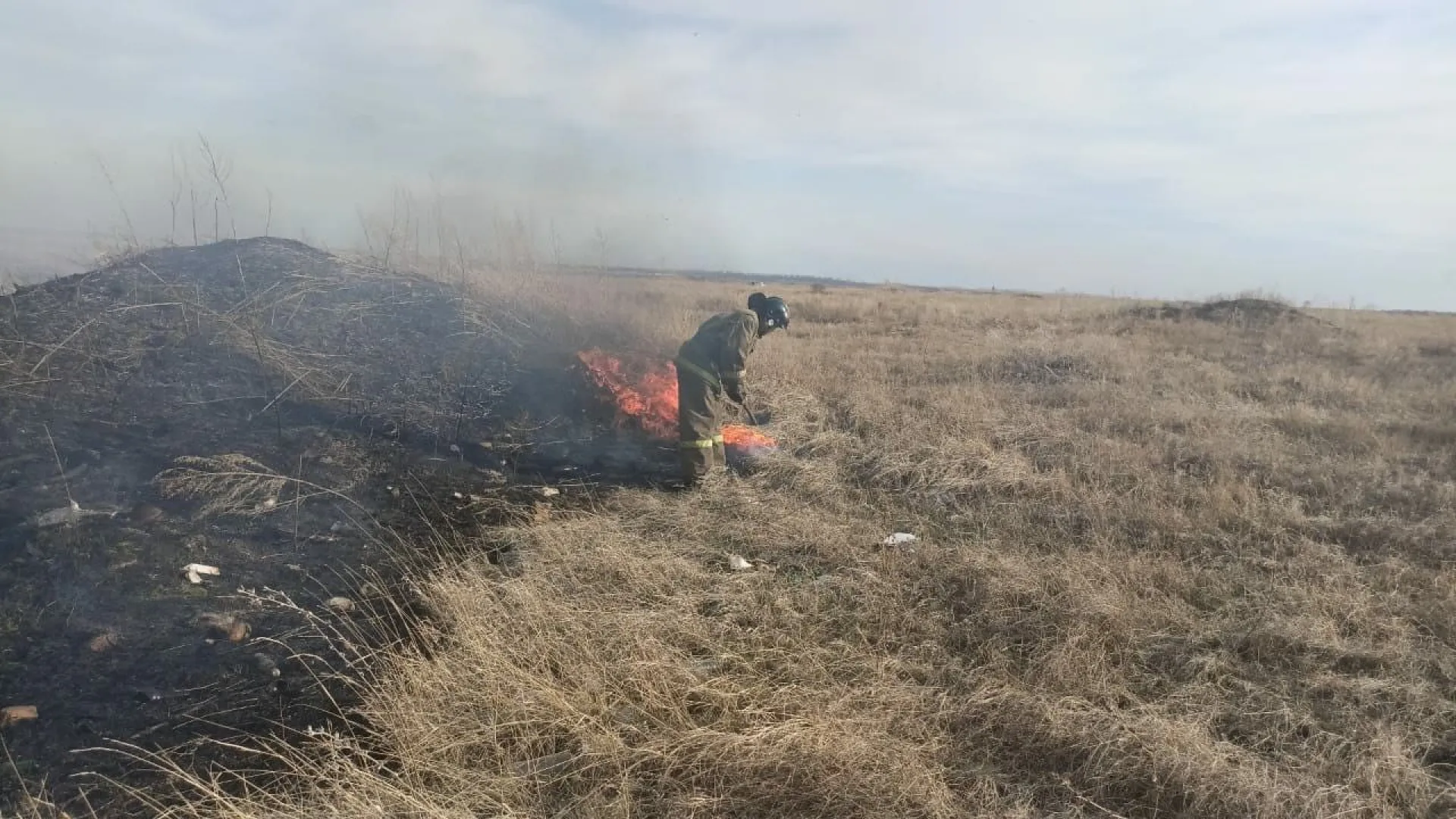 76 пожаров ликвидировано в Алтайском крае, в том числе 61 возгорание травы 76 пожаров ликвидировано в Алтайском крае, в том числе 61 возгорание травы