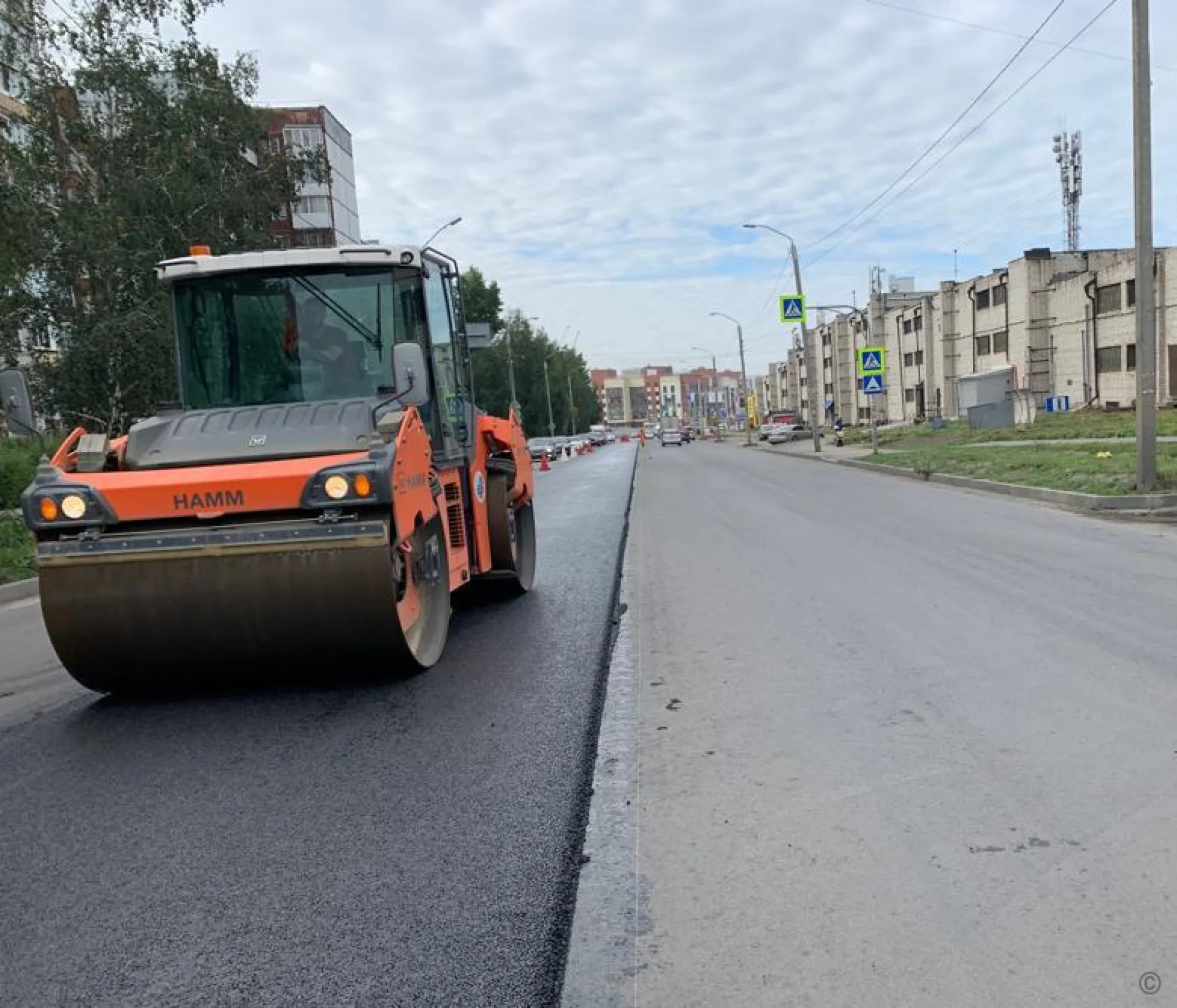 Улицу Солнечная Поляна в Барнауле отремонтируют к 1 октября