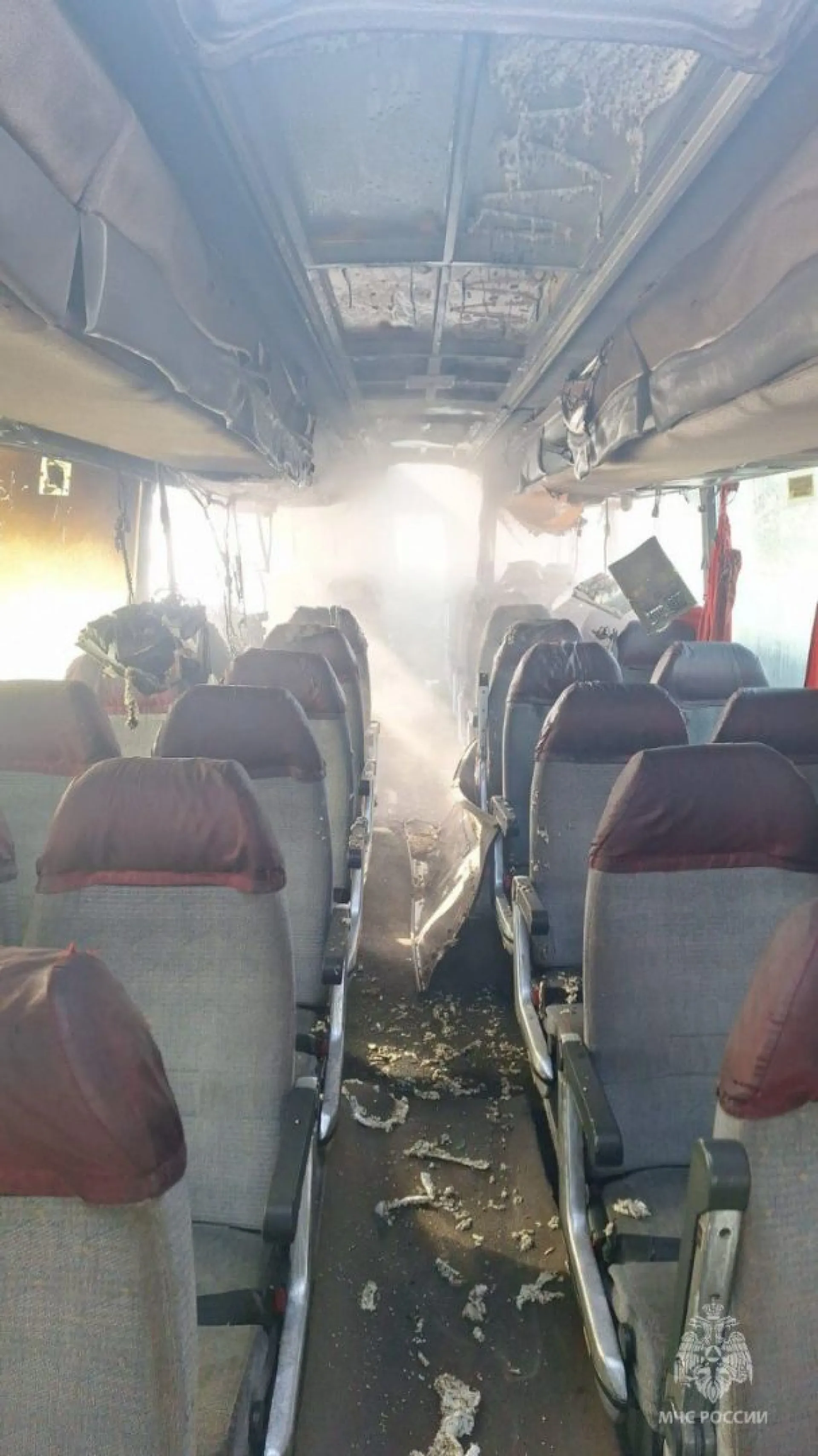 Пассажирский автобус, следовавший из Барнаула в Бийск, загорелся на Правобережном тракте Пассажирский автобус, следовавший из Барнаула в Бийск, загорелся на Правобережном тракте