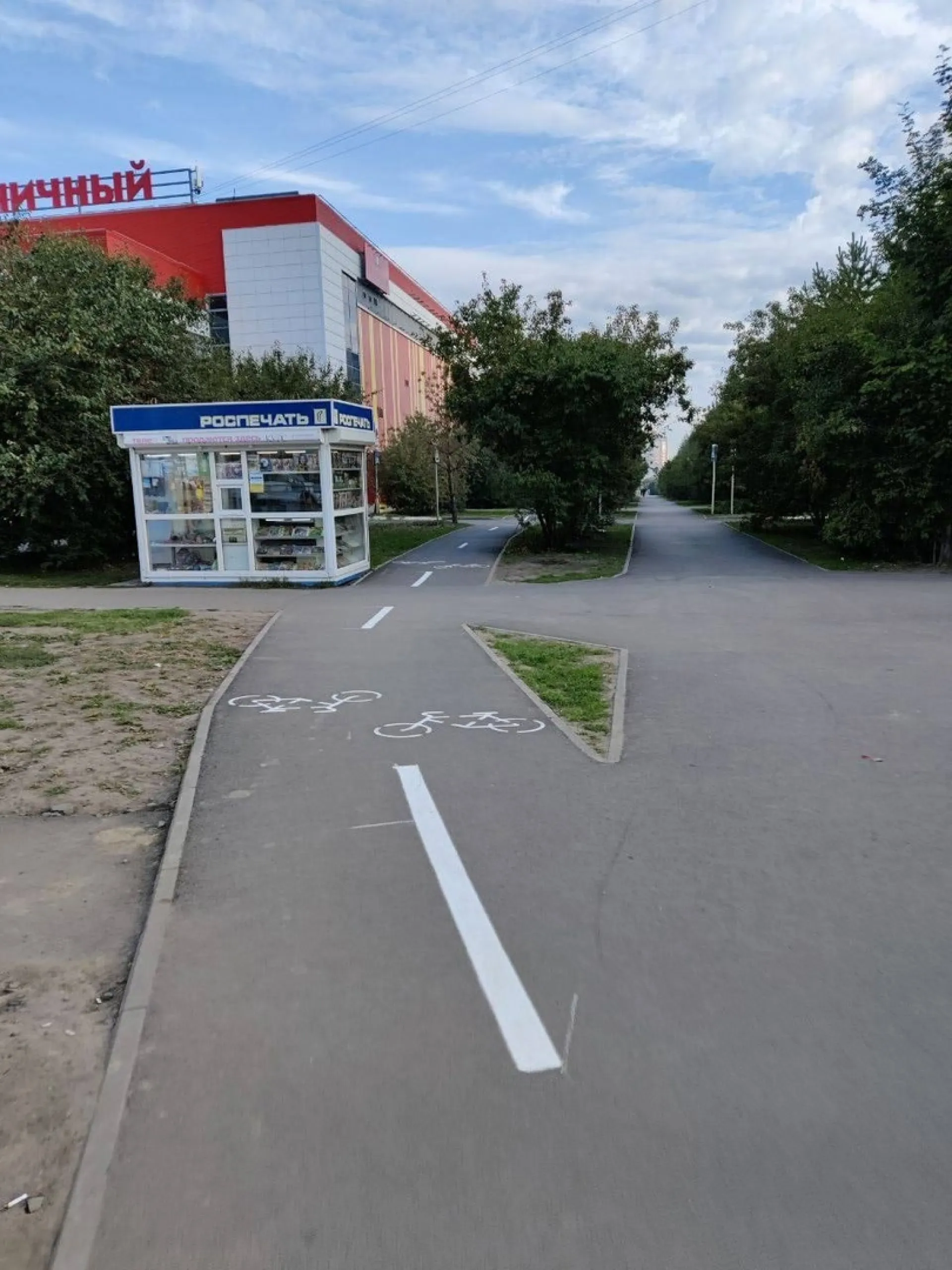 В спальном районе Барнаула появились велодорожки