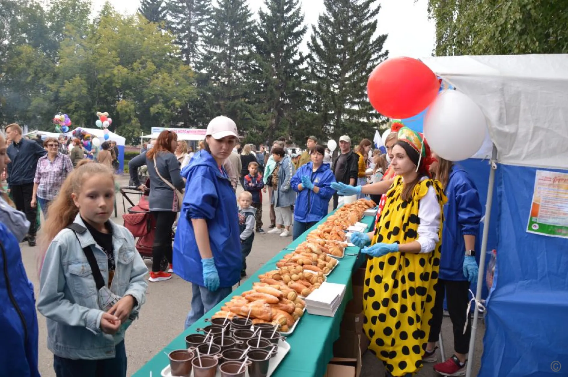 В Барнауле в честь Дня города прошло «Русское чаепитие»