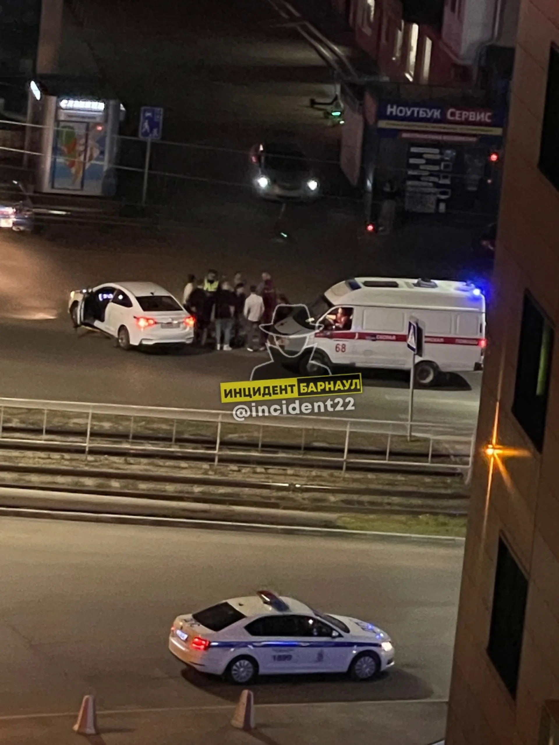 Машина сбила водителя электросамоката в Барнауле