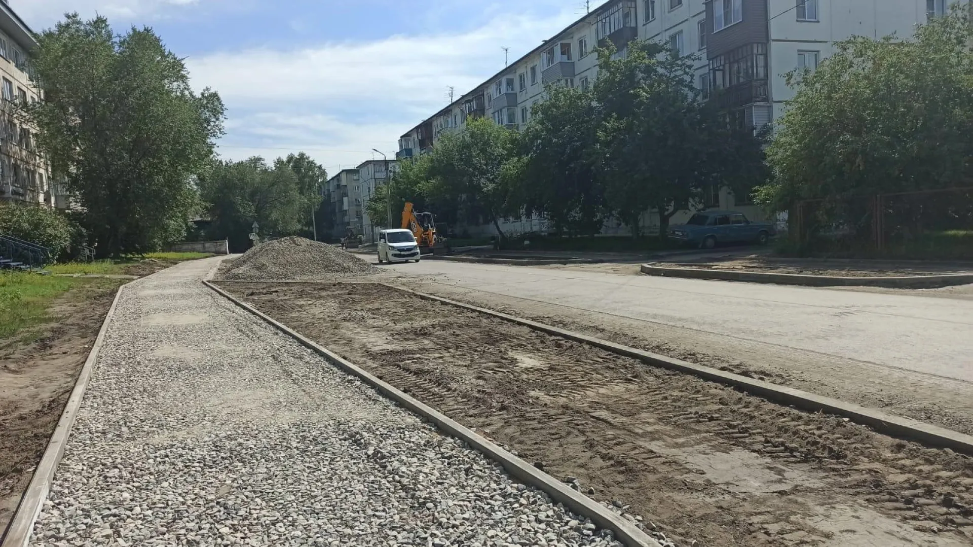 Сразу три улицы ремонтируют в Бийске