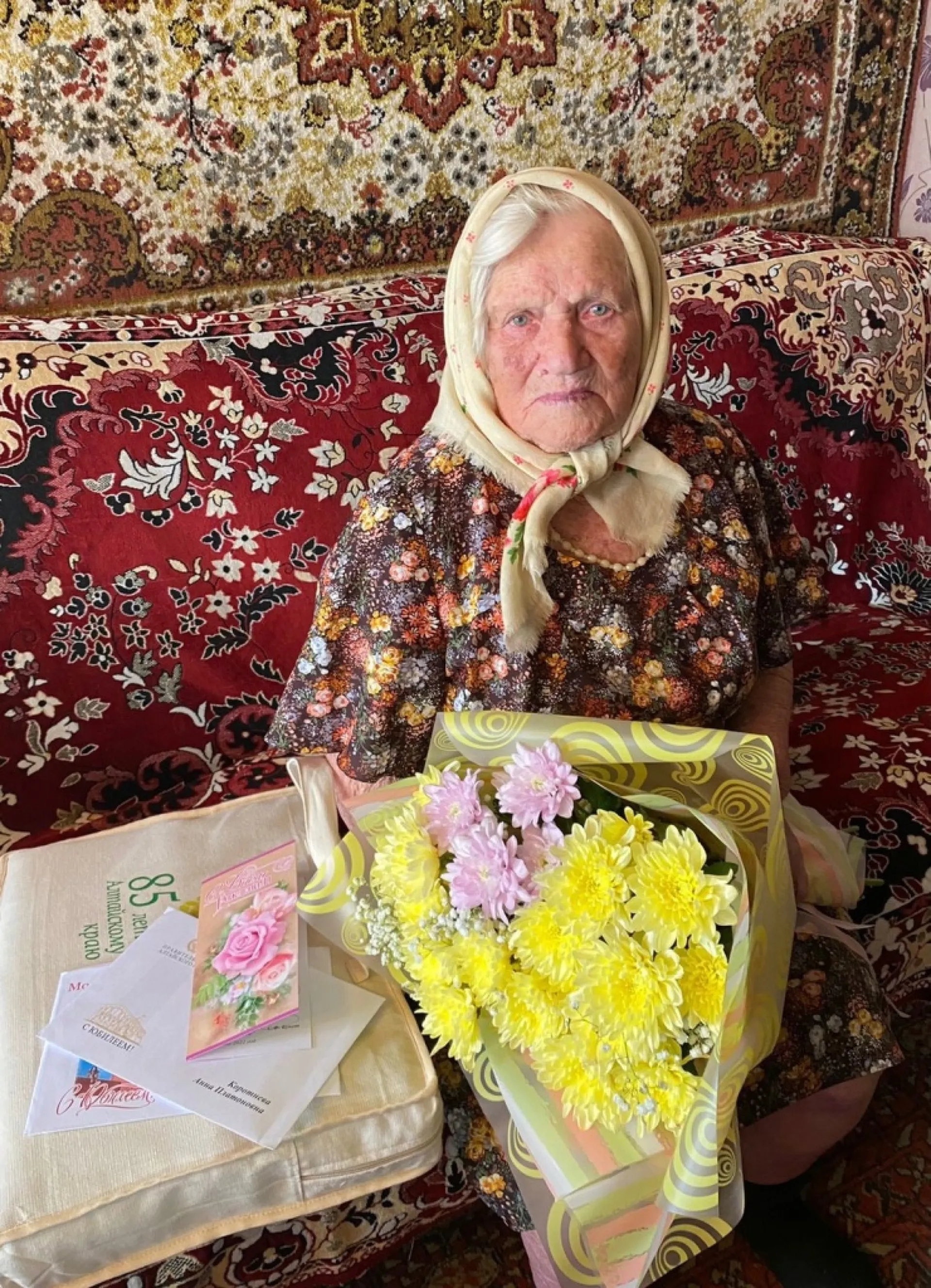 100-летний юбилей отпраздновала жительница Калманского района