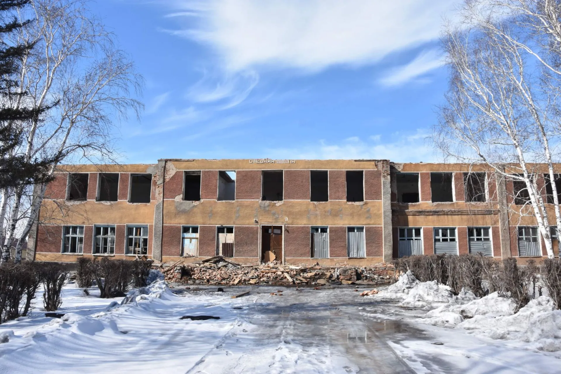 Капитальный ремонт школы начали в Завьяловском районе