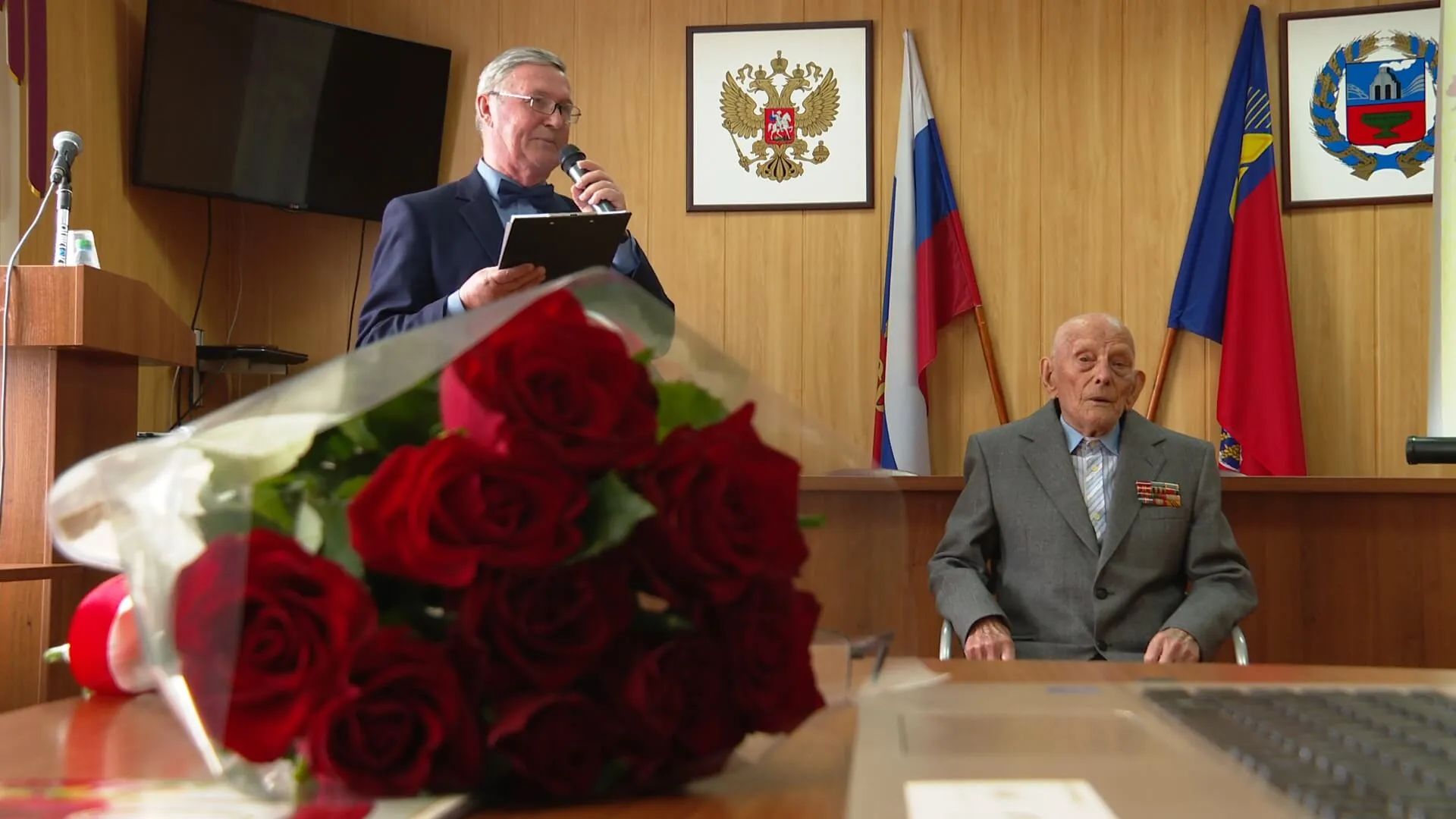100-летний юбилей отпраздновал ветеран Великой Отечественной войны в Алтайском крае 100-летний юбилей отпраздновал ветеран Великой Отечественной войны в Алтайском крае