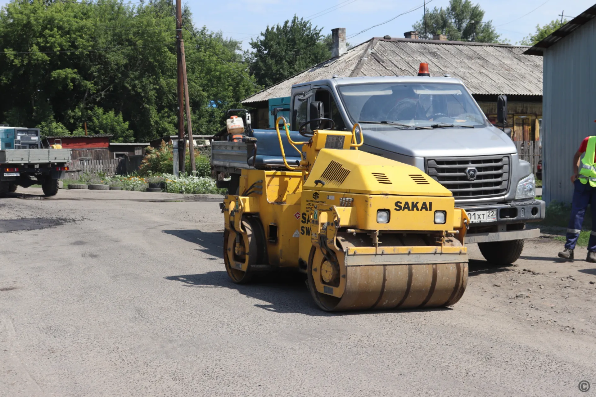 Ещё одну дорогу заасфальтировали в Барнауле