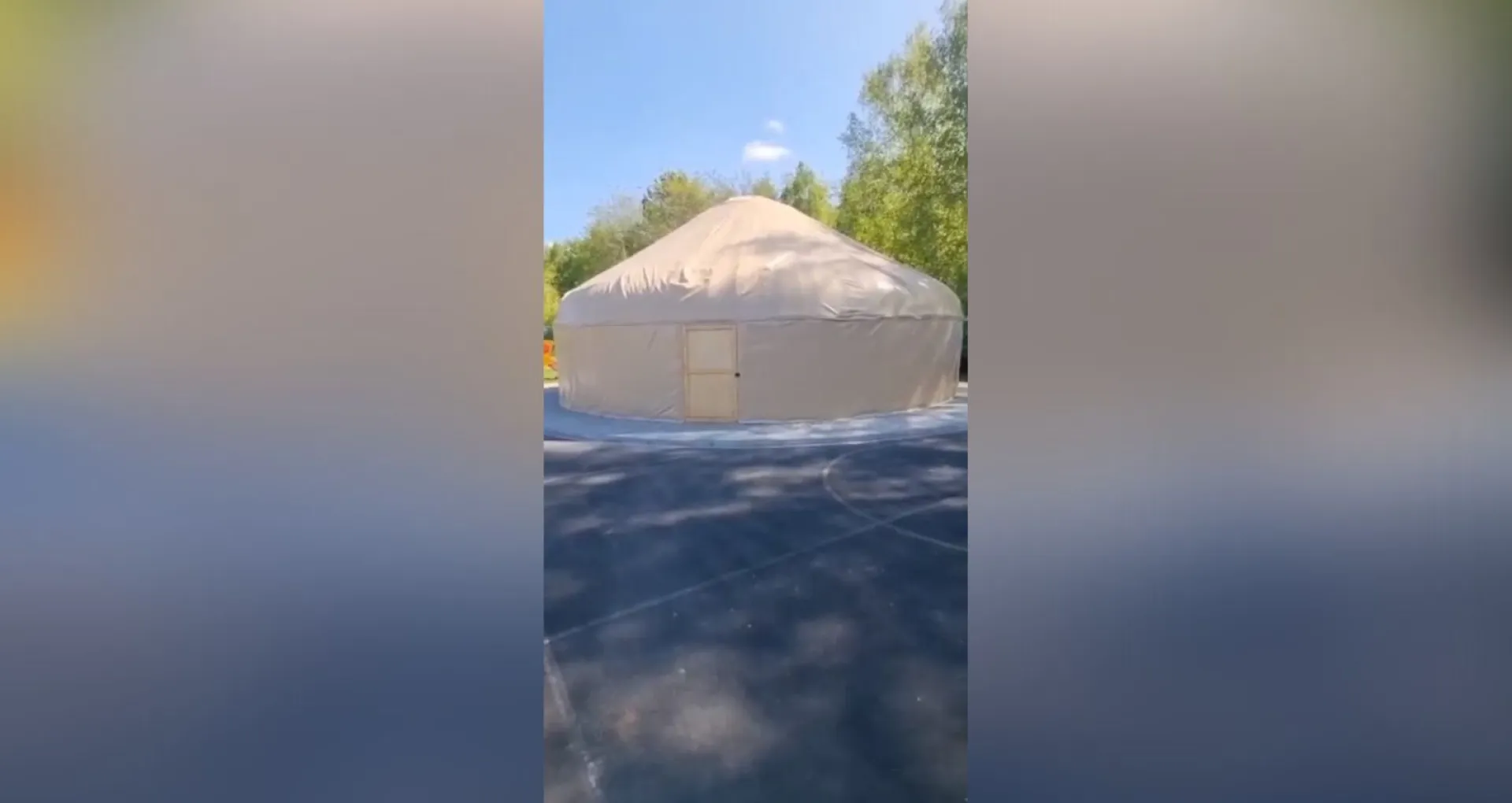 Настоящую юрту установили в барнаульском зоопарке