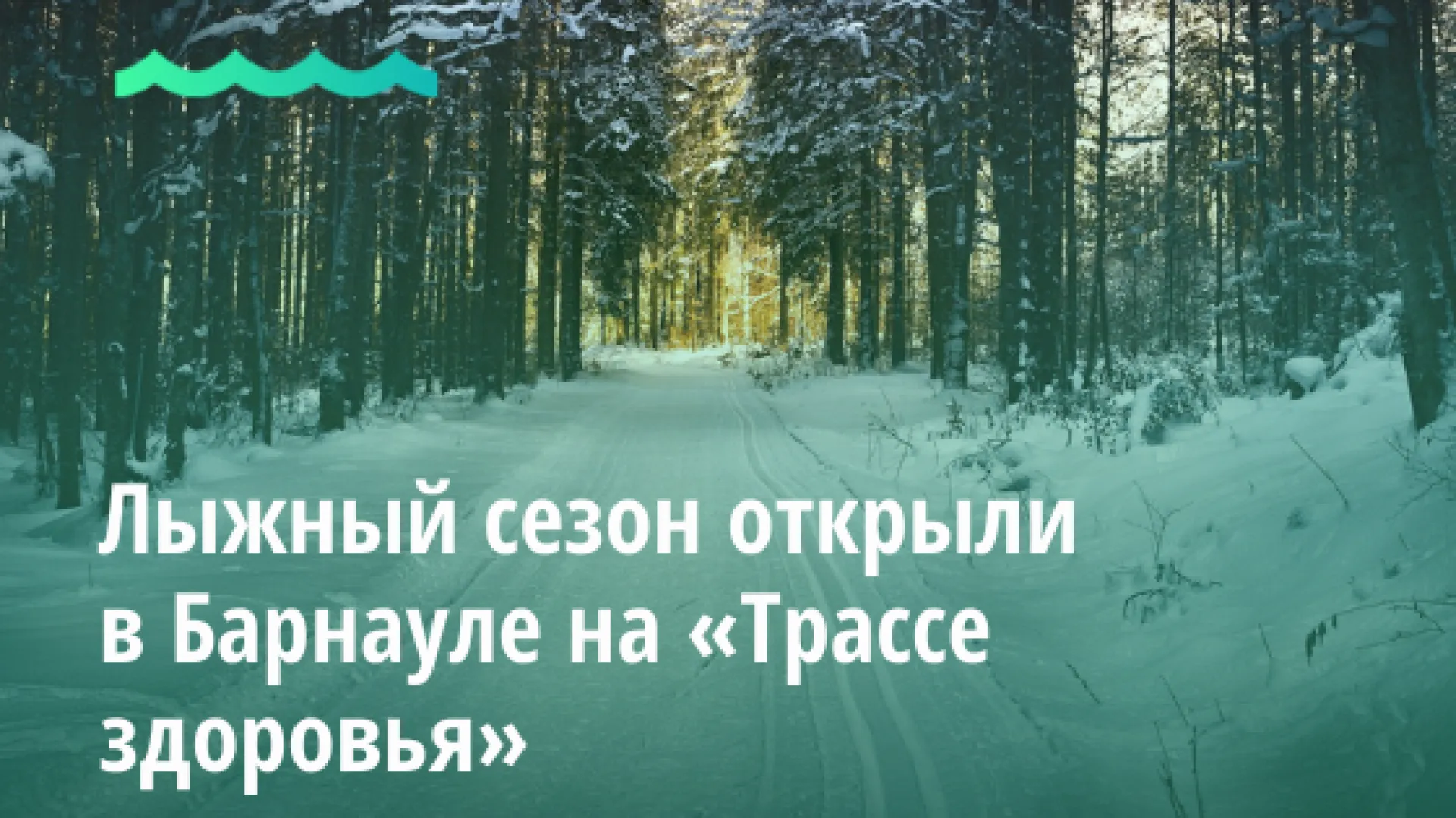 Лыжный сезон открыли в Барнауле на «Трассе здоровья»