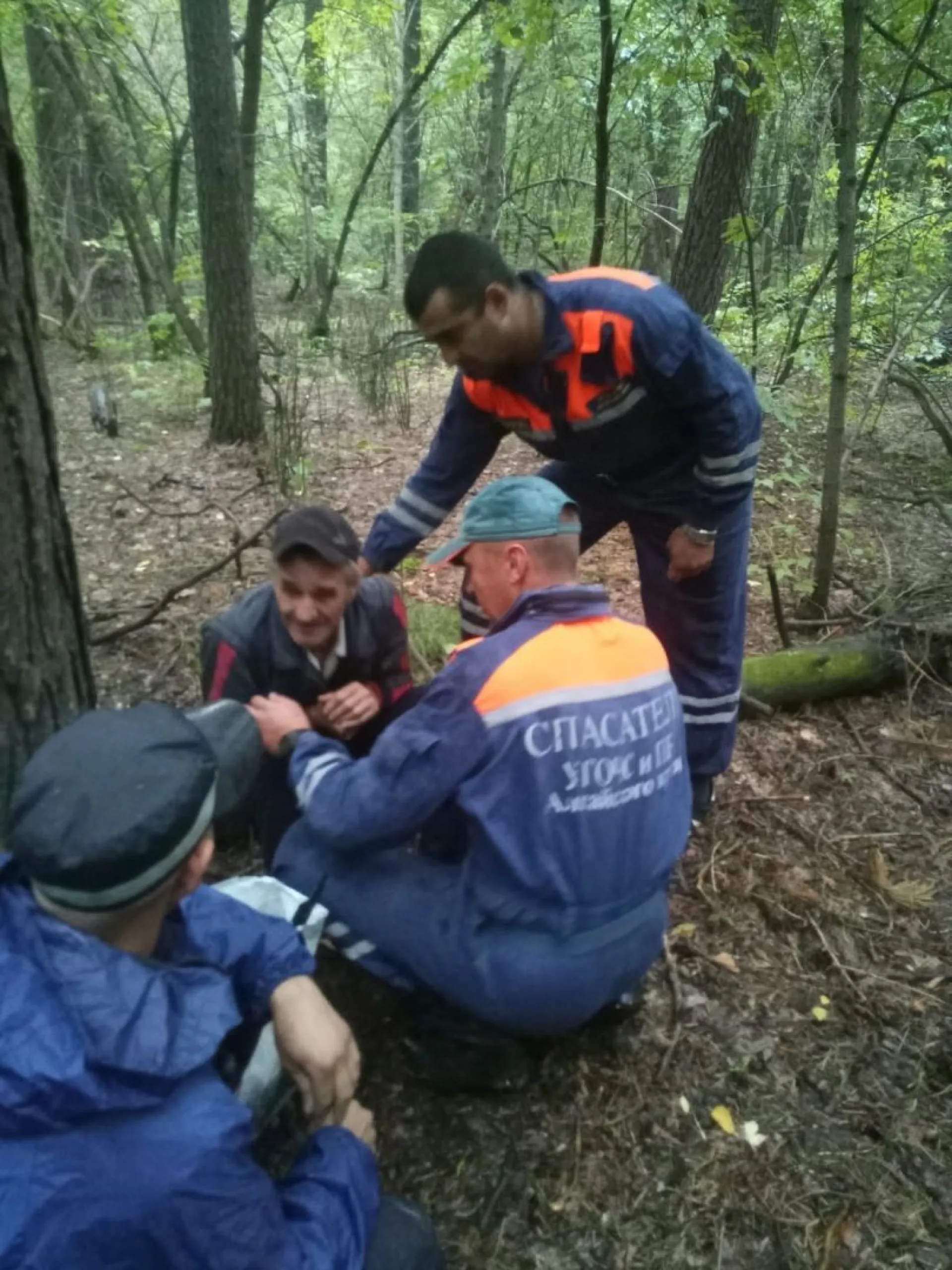Пожилой барнаулец заблудился в лесу Пожилой барнаулец заблудился в лесу