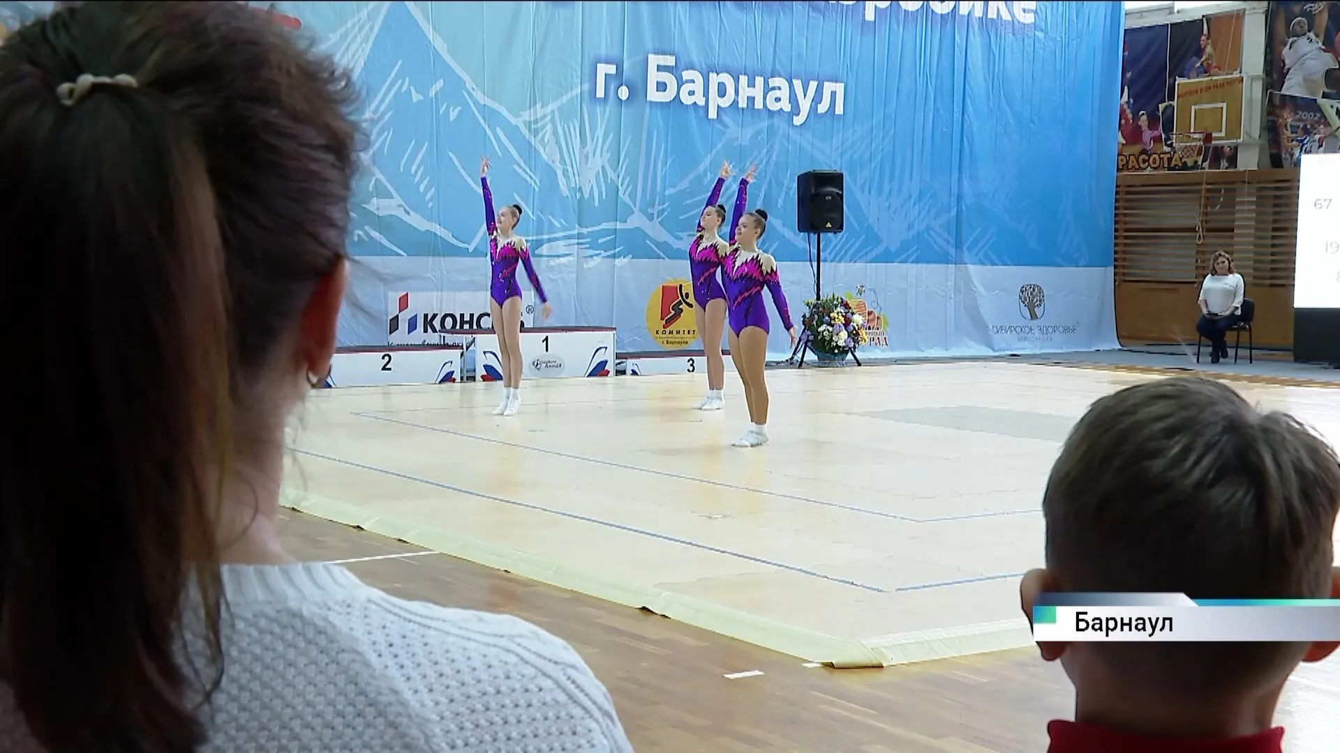 Всероссийские соревнования по спортивной аэробике «Лучшая школа России» прошли в Барнауле