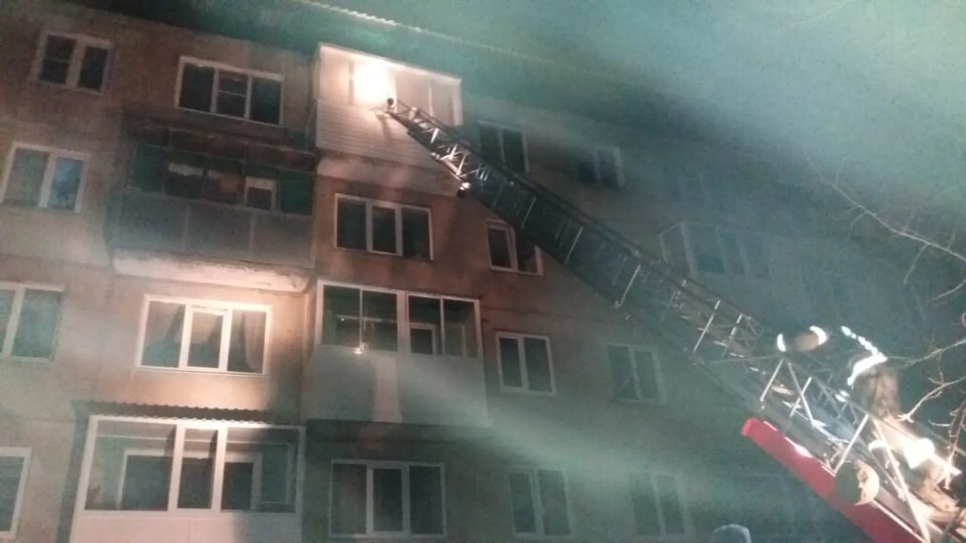Пожарные спасли людей из горящего дома в Алтайском крае