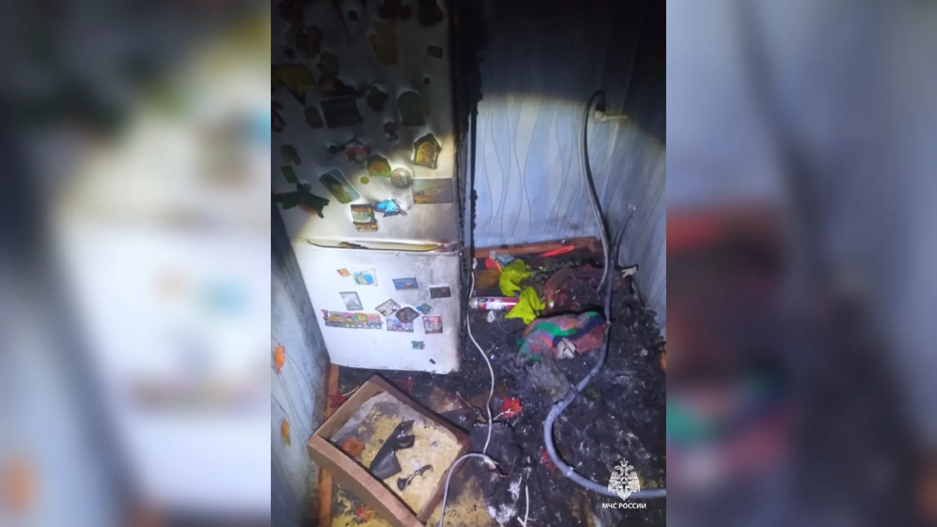 Пожар произошёл ночью в квартире в райцентре Хабарского района Пожар произошёл ночью в квартире в райцентре Хабарского района