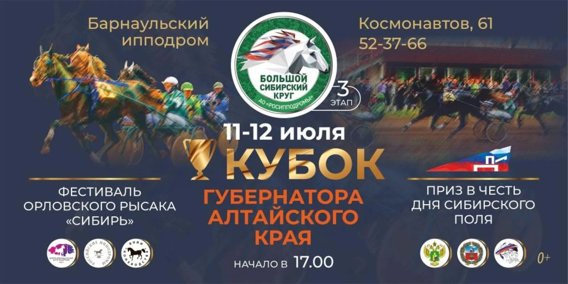 Любителей лошадей приглашают на Фестиваль орловского рысака в Барнауле 