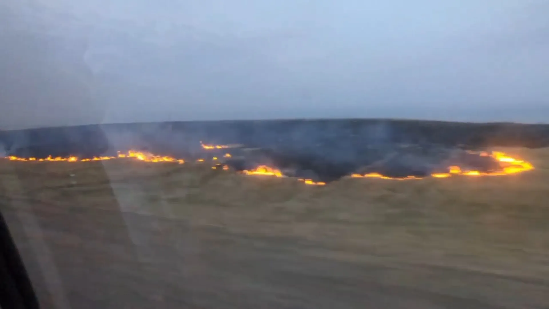 «Проводится плановый отжиг»: глава Калманского района объяснила происхождение огня на полях