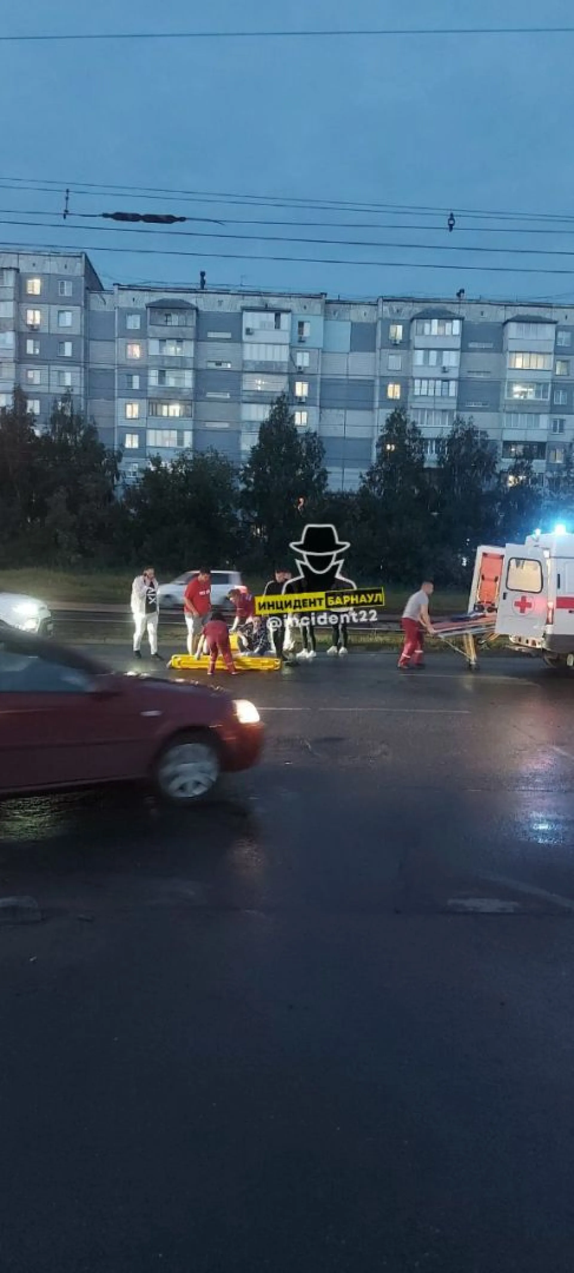 Пешехода сбили в Барнауле