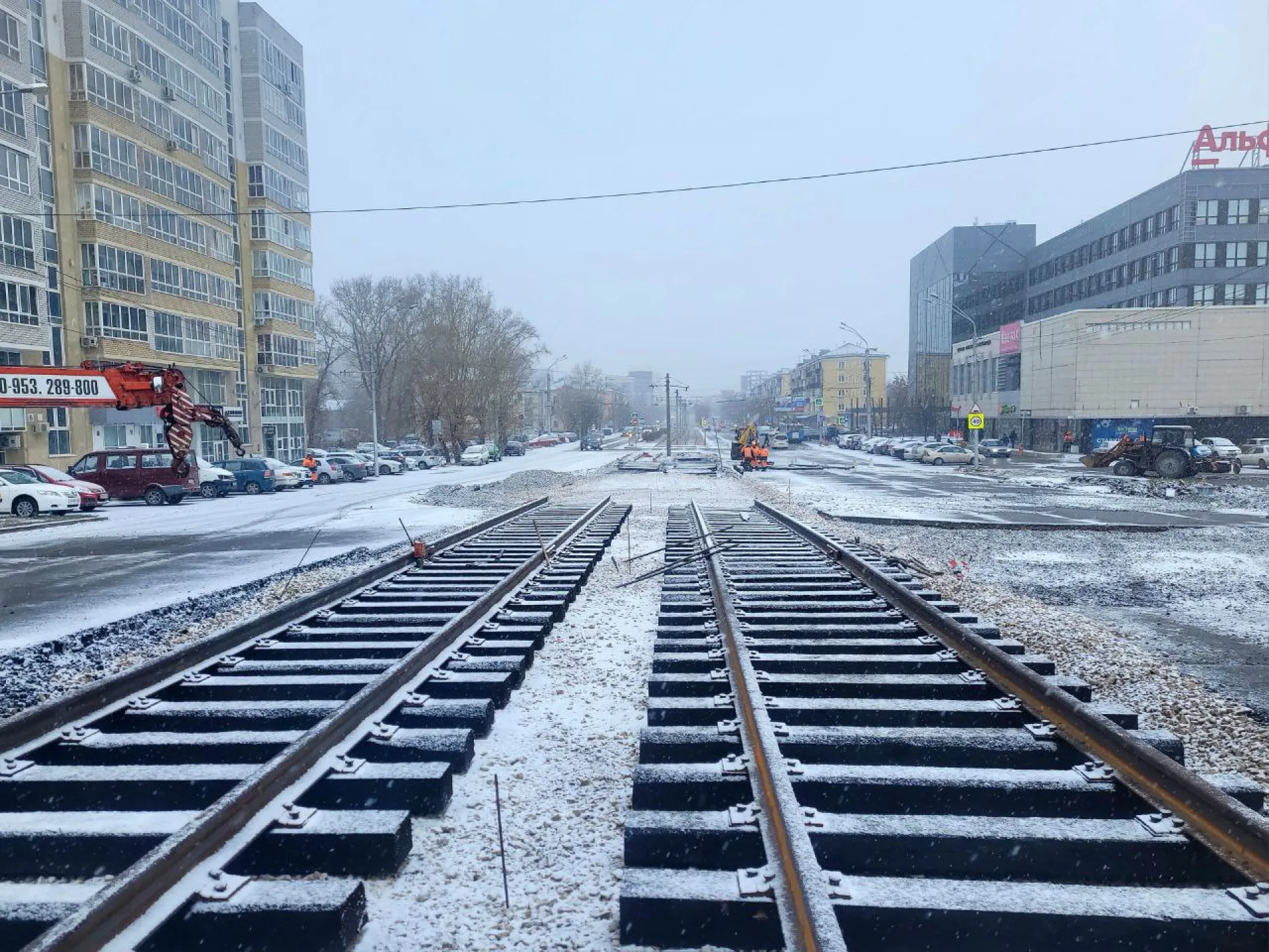 Большой путепровод на проспекте Ленина в Барнауле забетонировали Большой путепровод на проспекте Ленина в Барнауле забетонировали