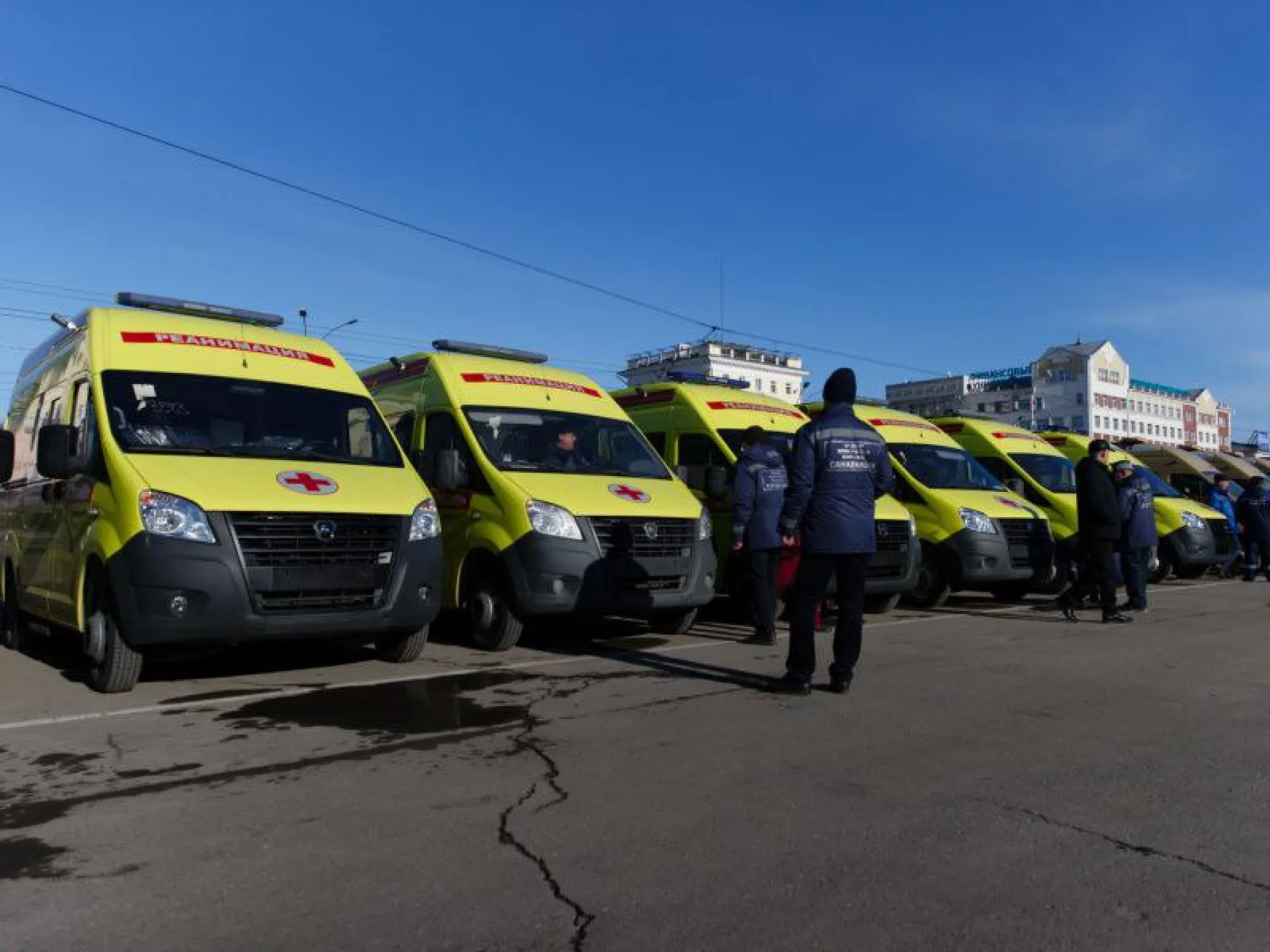 Самая большая за последние годы партия новых медицинских автомобилей прибыла в Алтайский край
