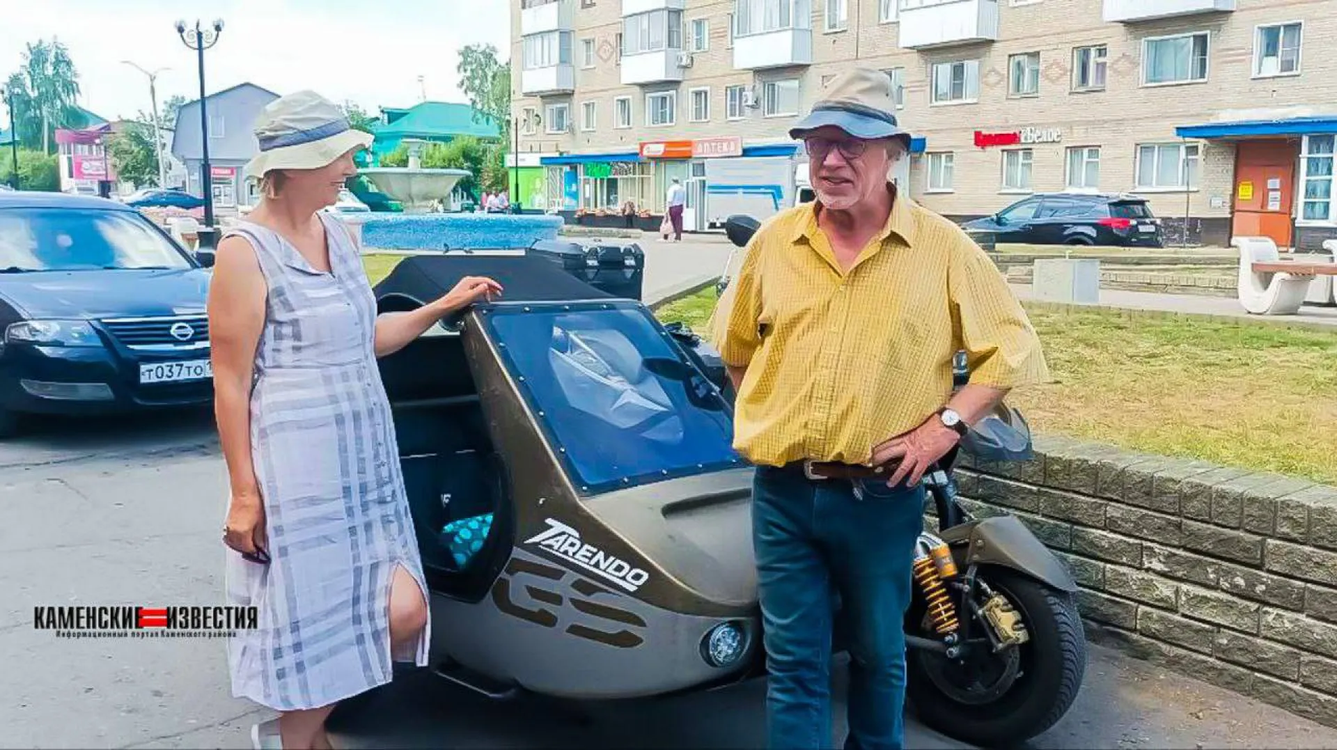 Пенсионеры из Франции, путешествующие по миру на мотоцикле, заехали в Алтайский край 