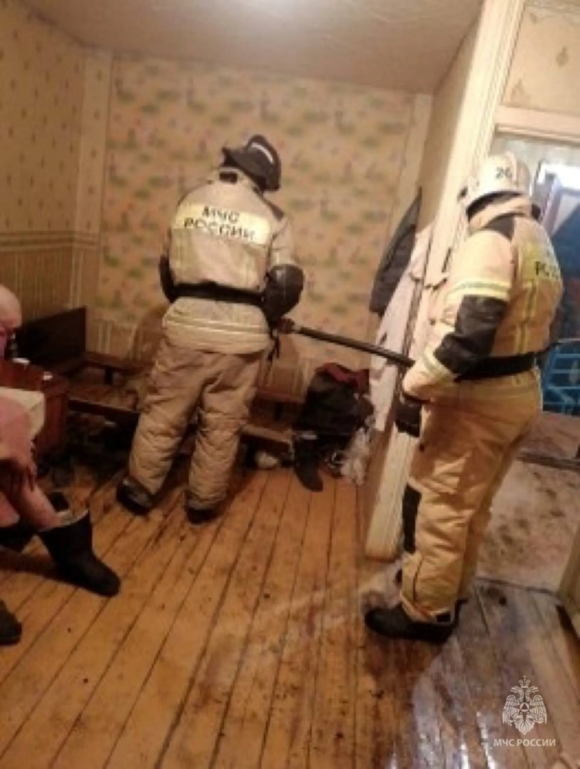 В Первомайском районе пожарные спасли человека