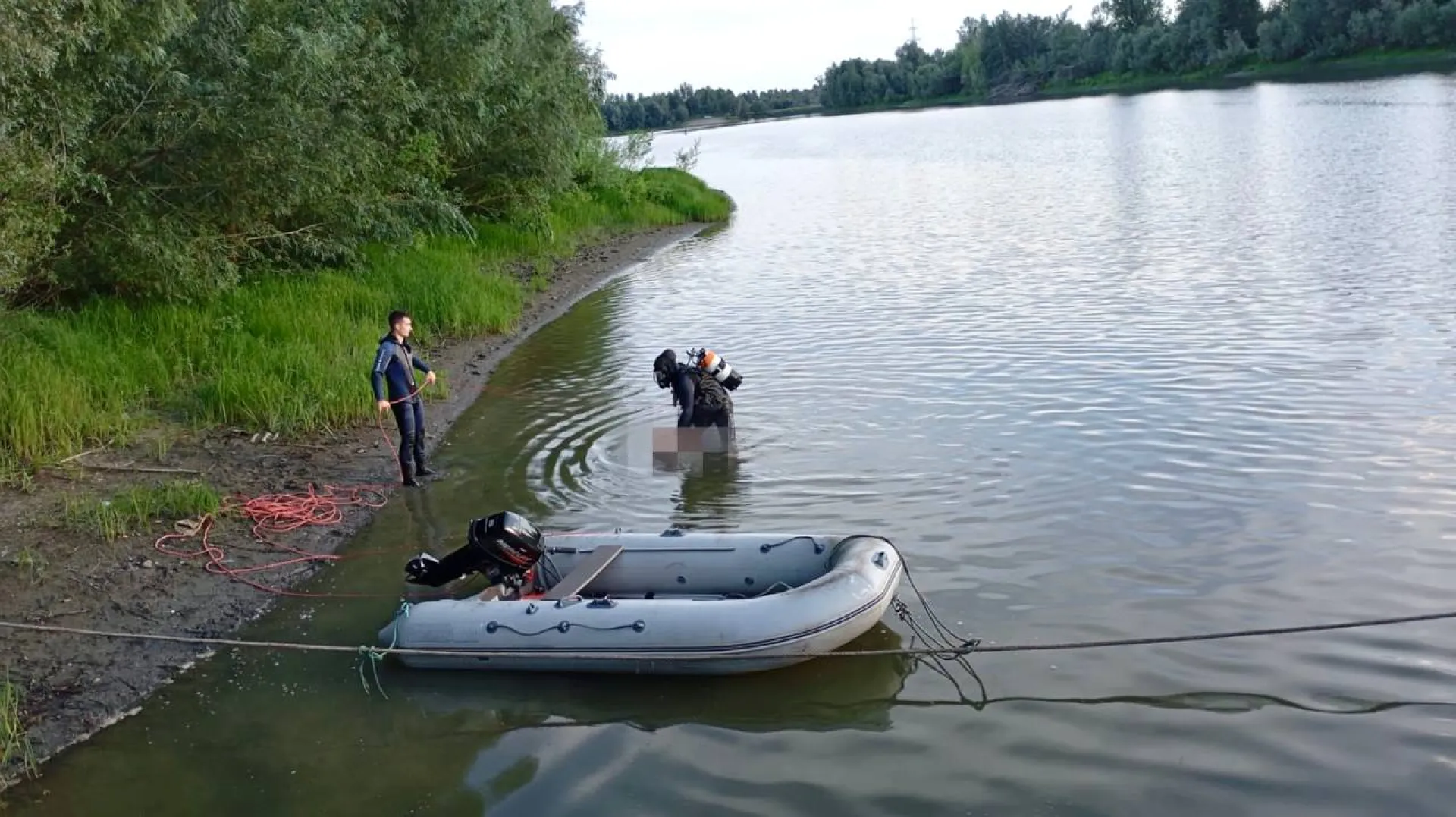 Тело мужчины нашли в реке Оби 