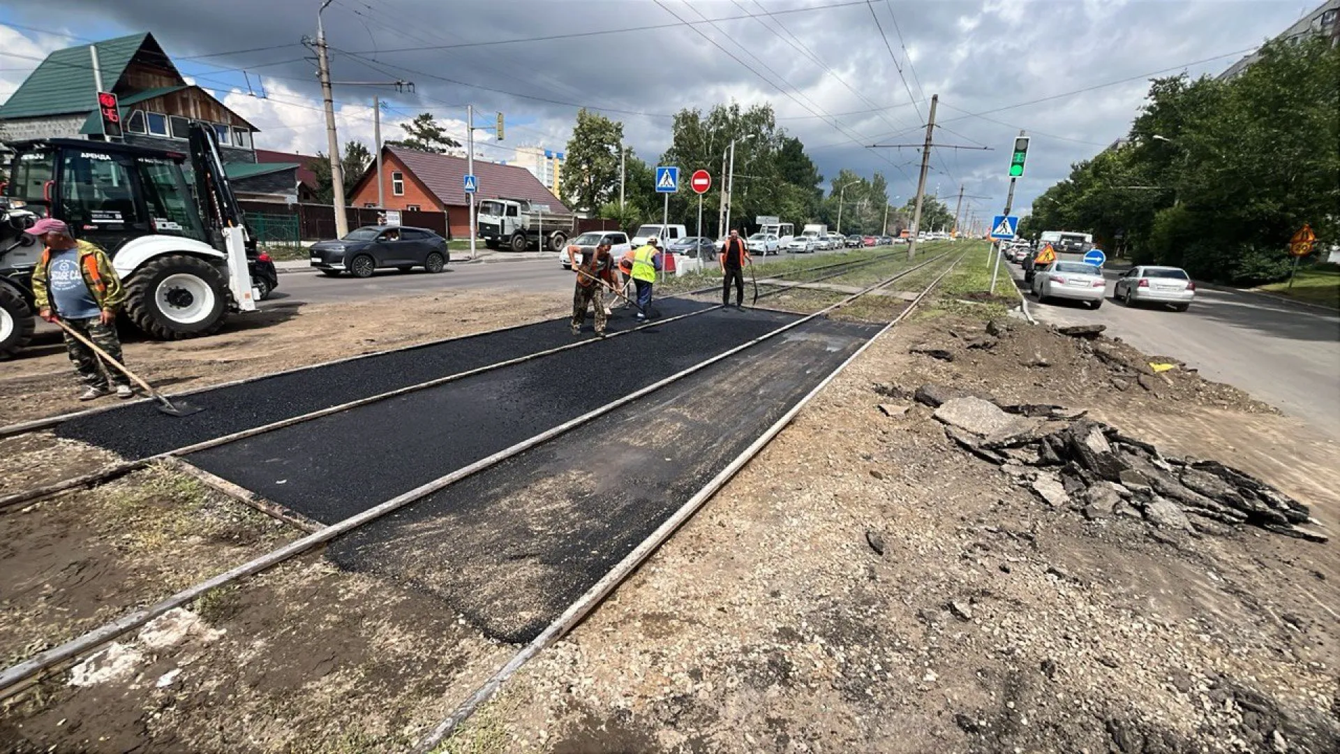 Движение общественного транспорта изменится из-за ремонта дороги в Барнауле Движение общественного транспорта изменится из-за ремонта дороги в Барнауле