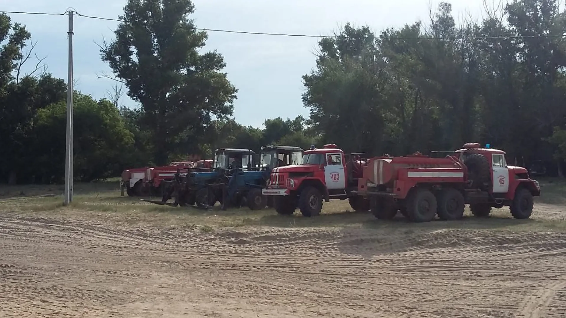 В Угловском районе Алтайского края локализовали пожар