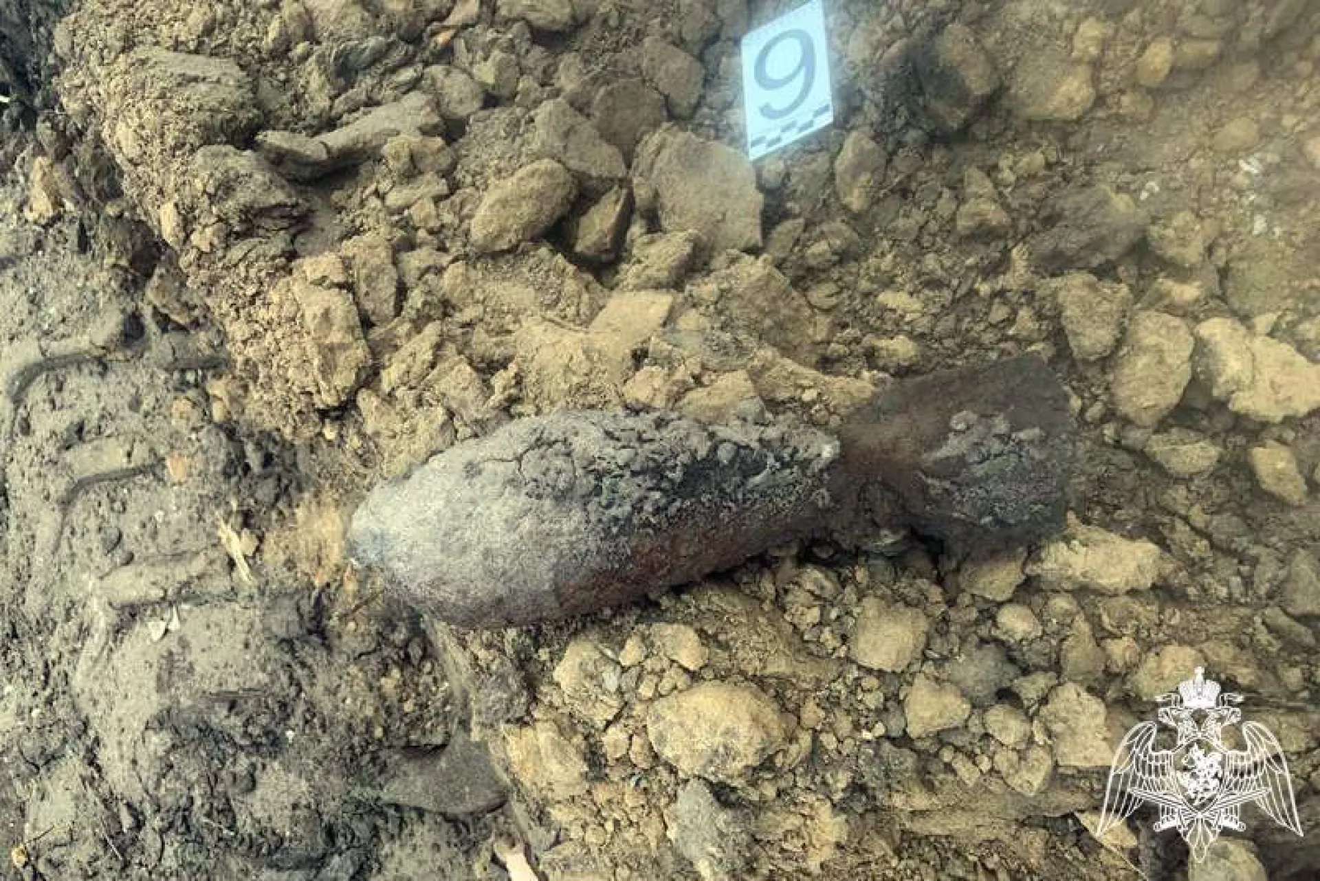Мину обнаружили в Барнауле во время раскопок Мину обнаружили в Барнауле во время раскопок