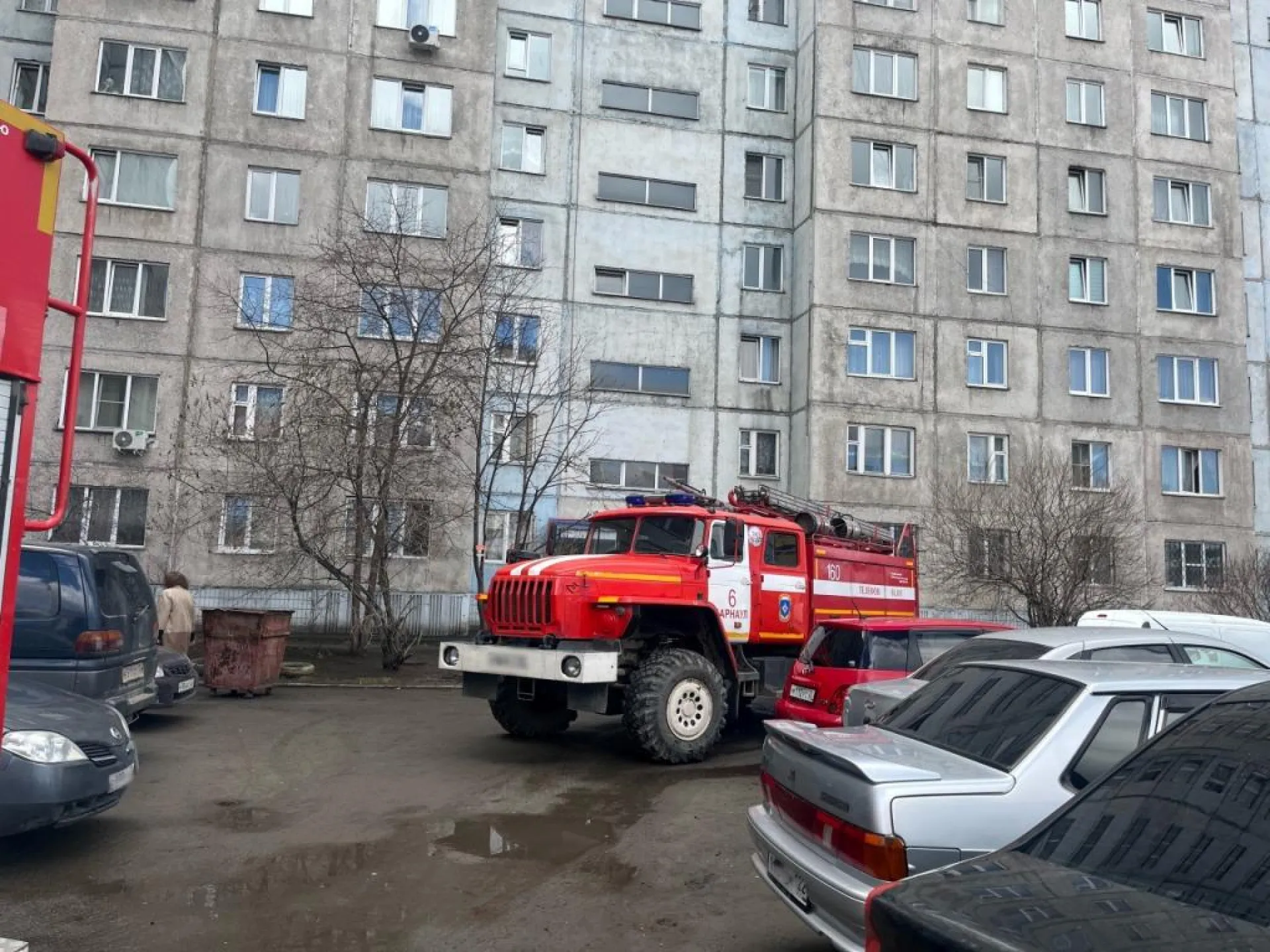 Трёх человек спасли на пожаре в Бийске