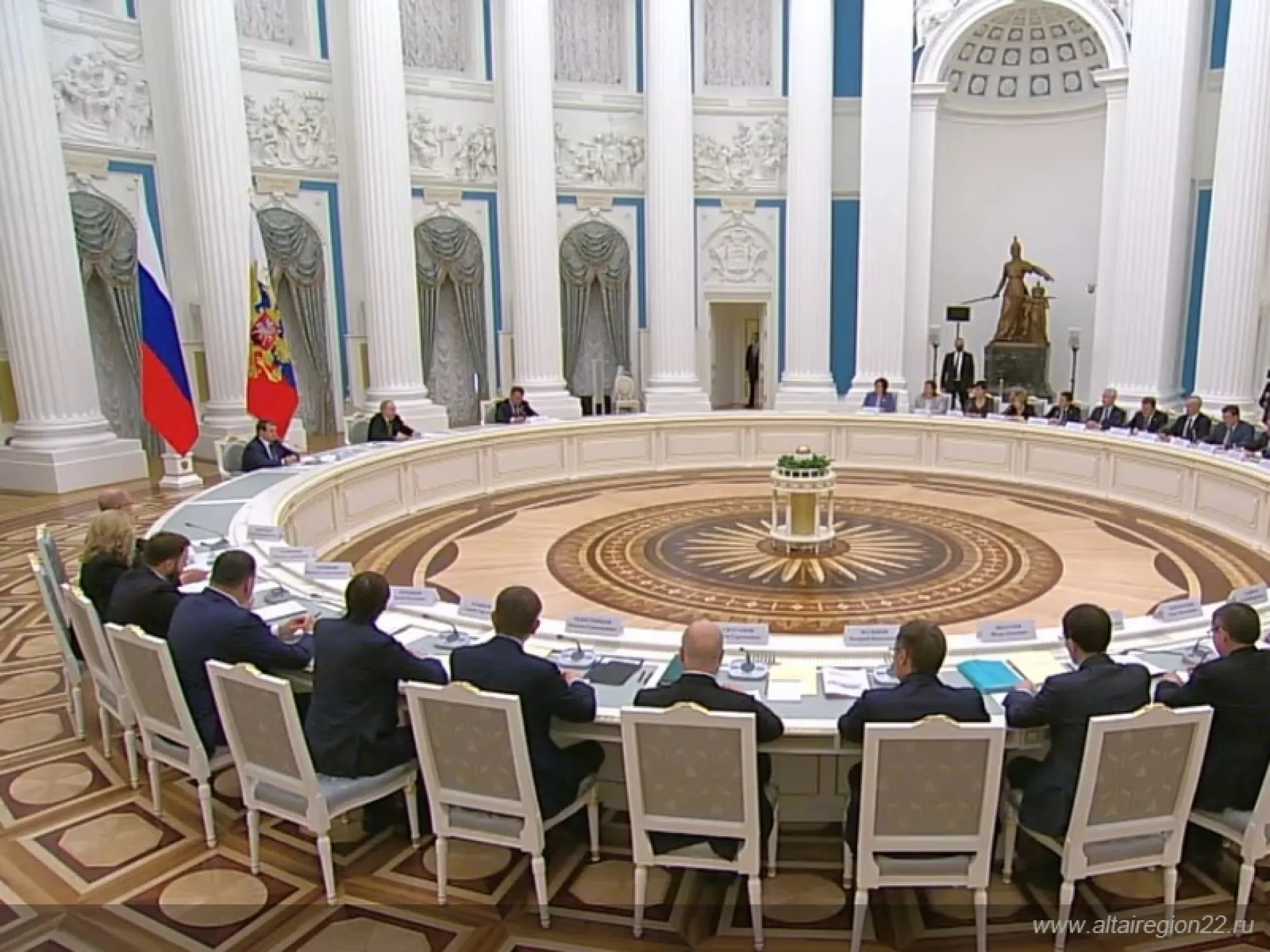 Виктор Томенко встретился с Владимиром Путиным в ходе заседания Президиума Госсовета