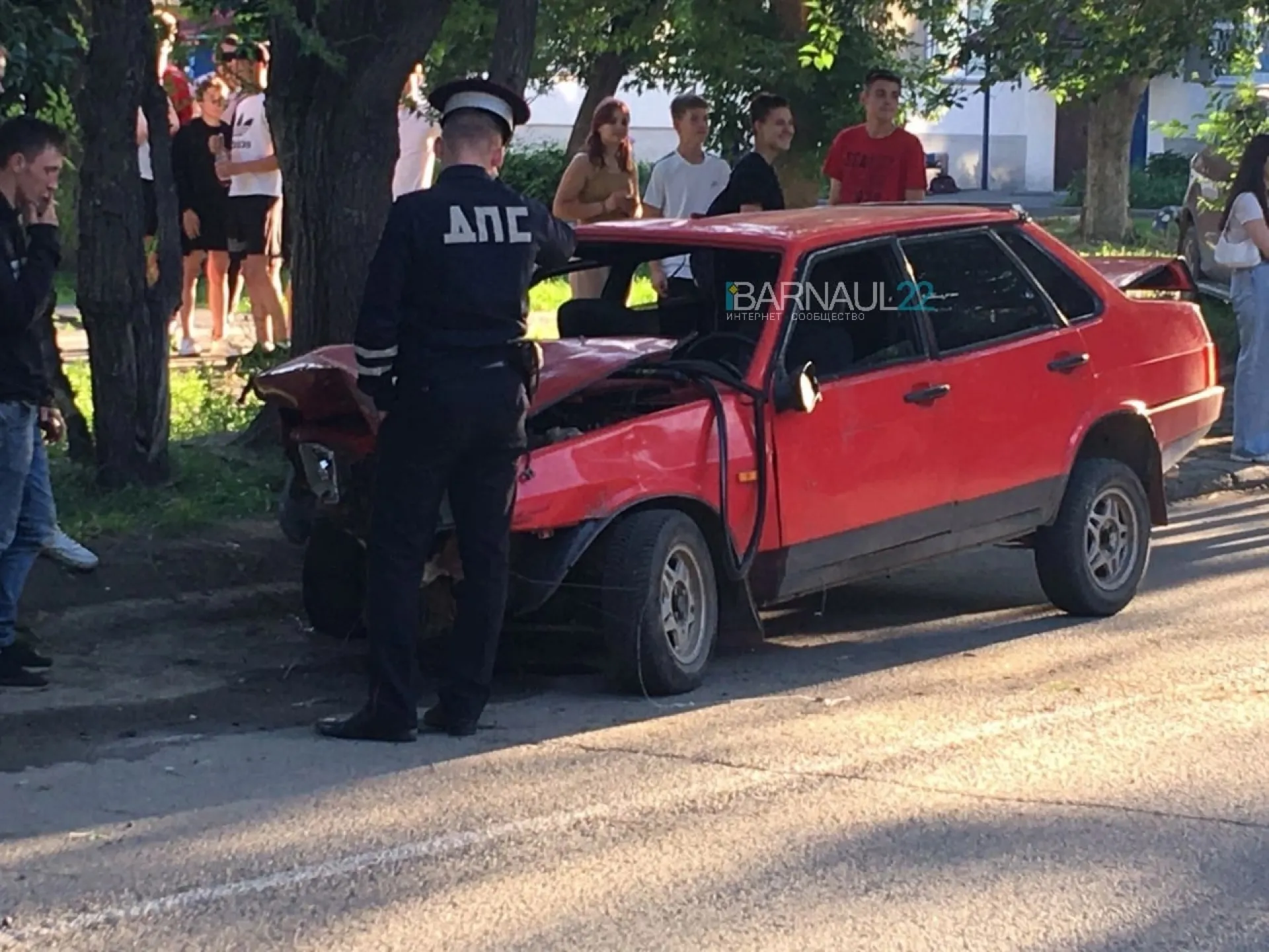 ДТП с участием подростков произошло в Барнауле