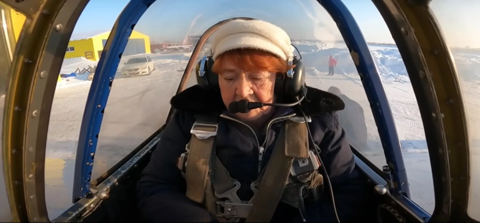 82-летняя российская спортсменка села за штурвал самолёта спустя 40 лет