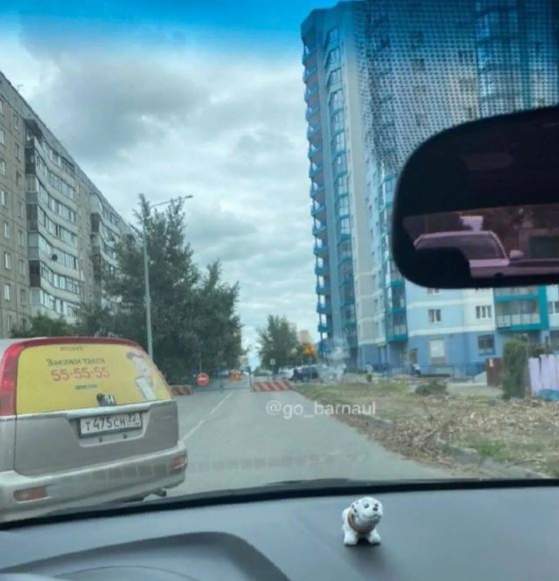 Большая пробка образовывается в Барнауле