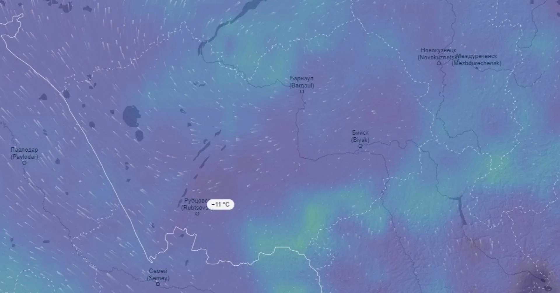 Волна холода накроет Алтайский край
