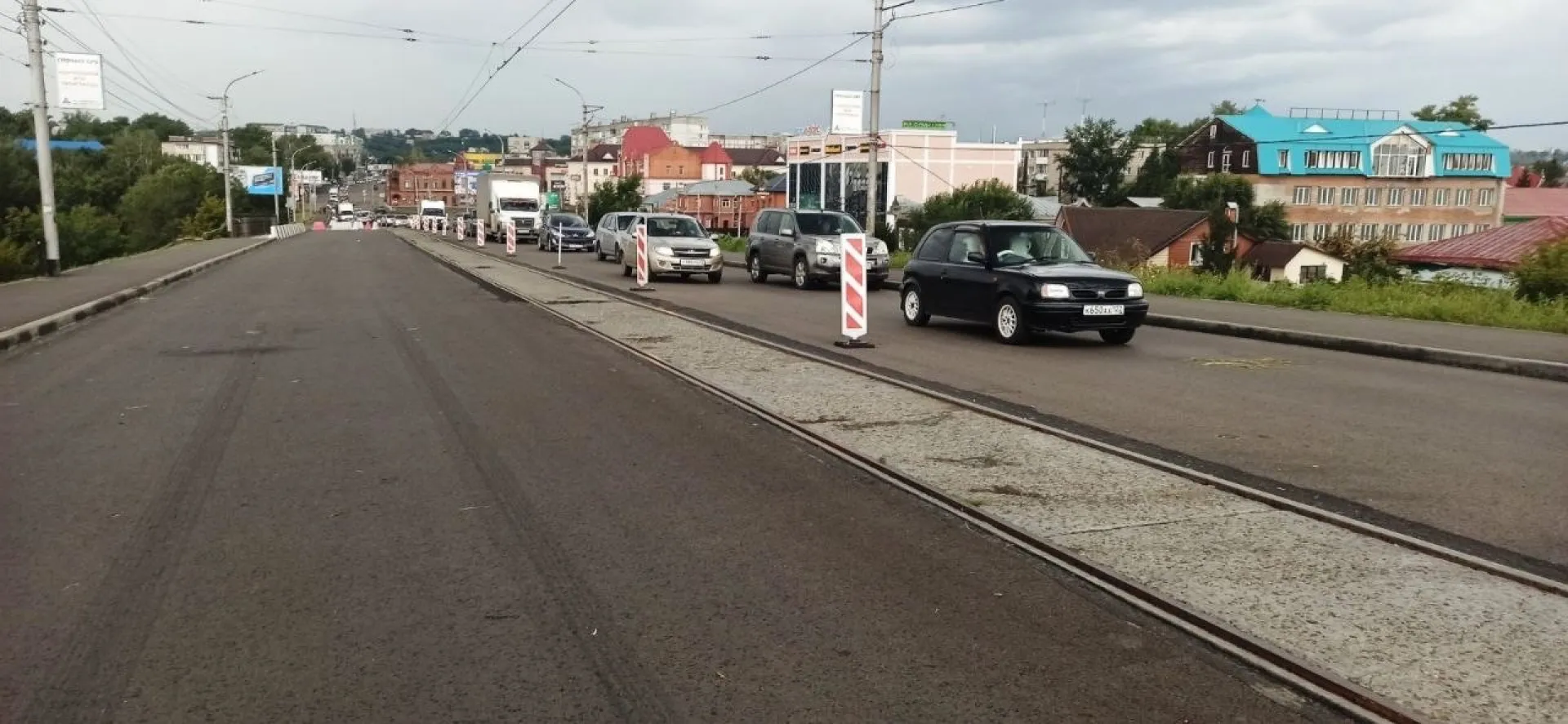 Мост в Бийске не успели отремонтировать к 1 сентября Мост в Бийске не успели отремонтировать к 1 сентября