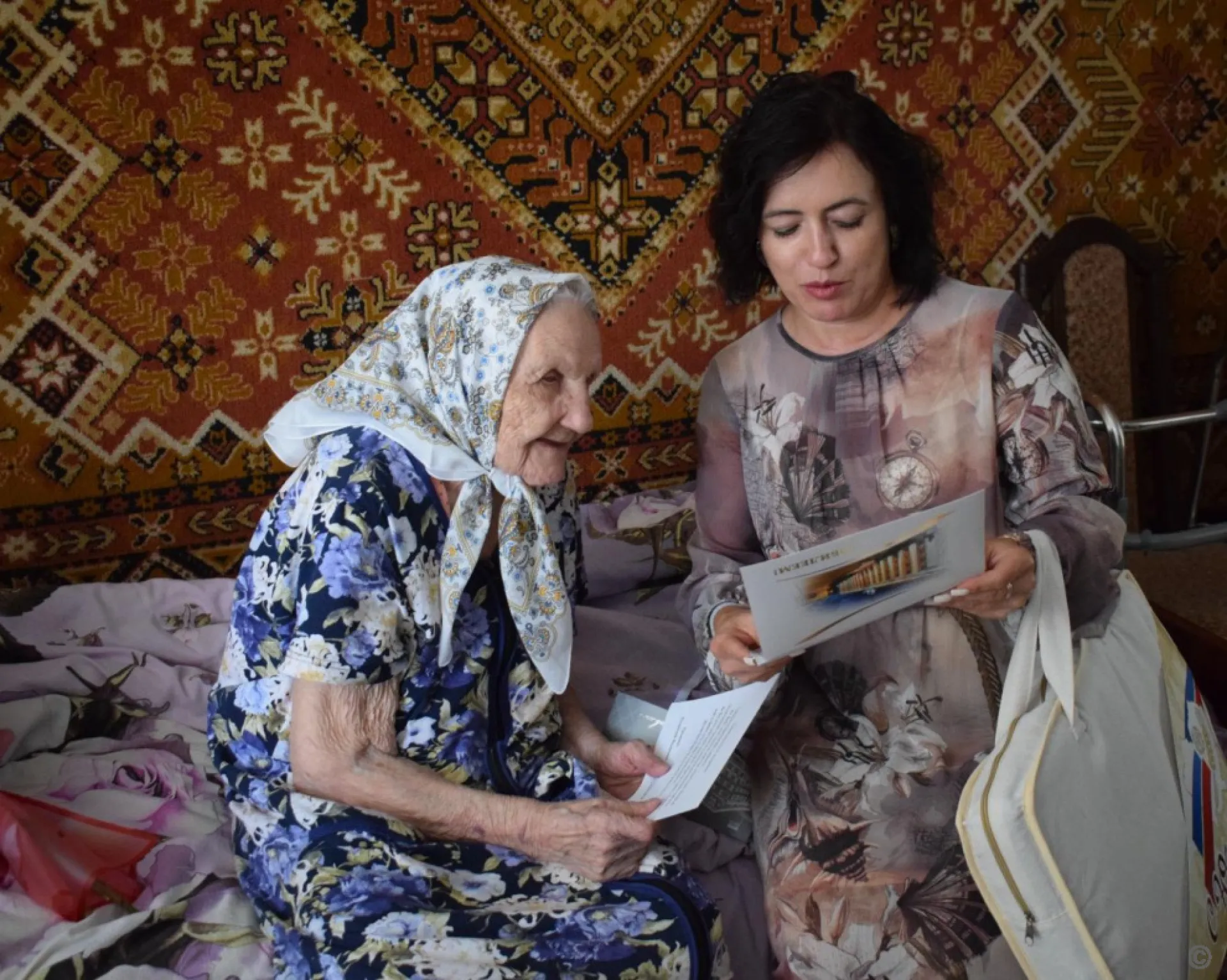 100-летний юбилей отметила жительница Барнаула Ольга Емельянова