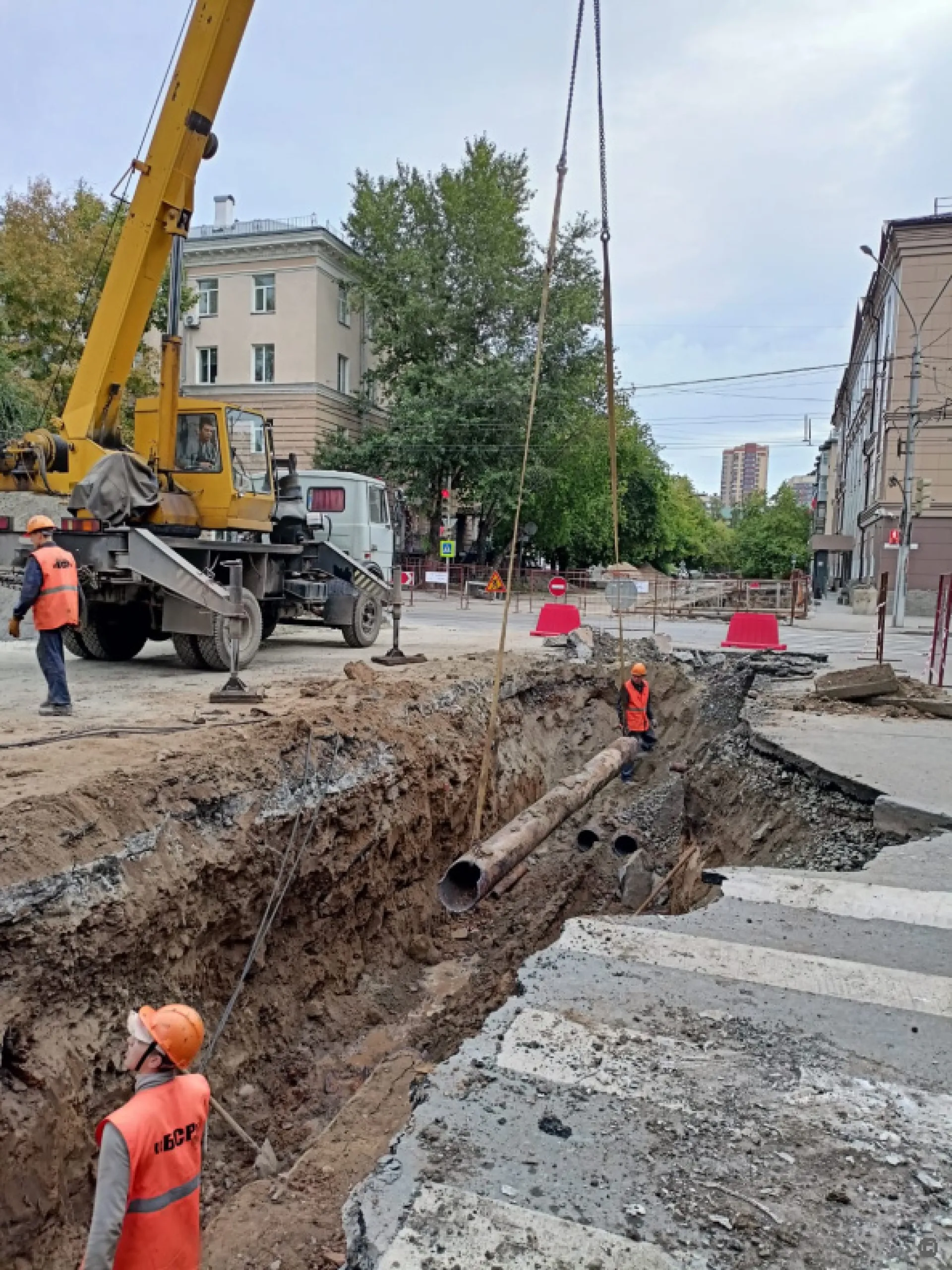 В центре Барнаула заменят участок теплосети В центре Барнаула заменят участок теплосети