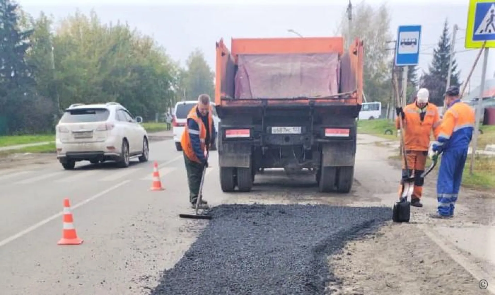 Более 51 тысячи квадратных метров дорог отремонтировали в Барнауле